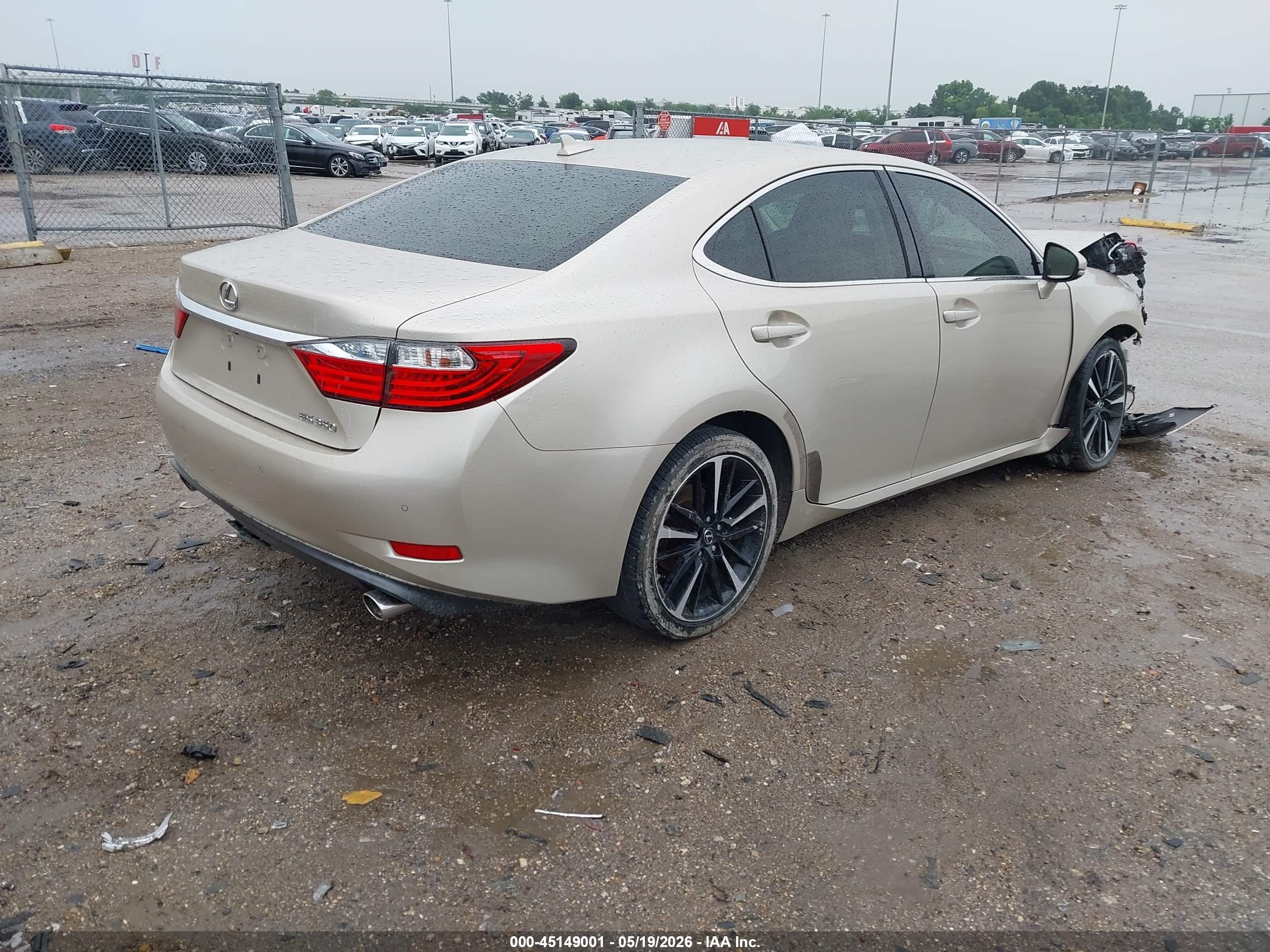 2013 Lexus Es 350   Gold vin: JTHBK1GG9D2073646