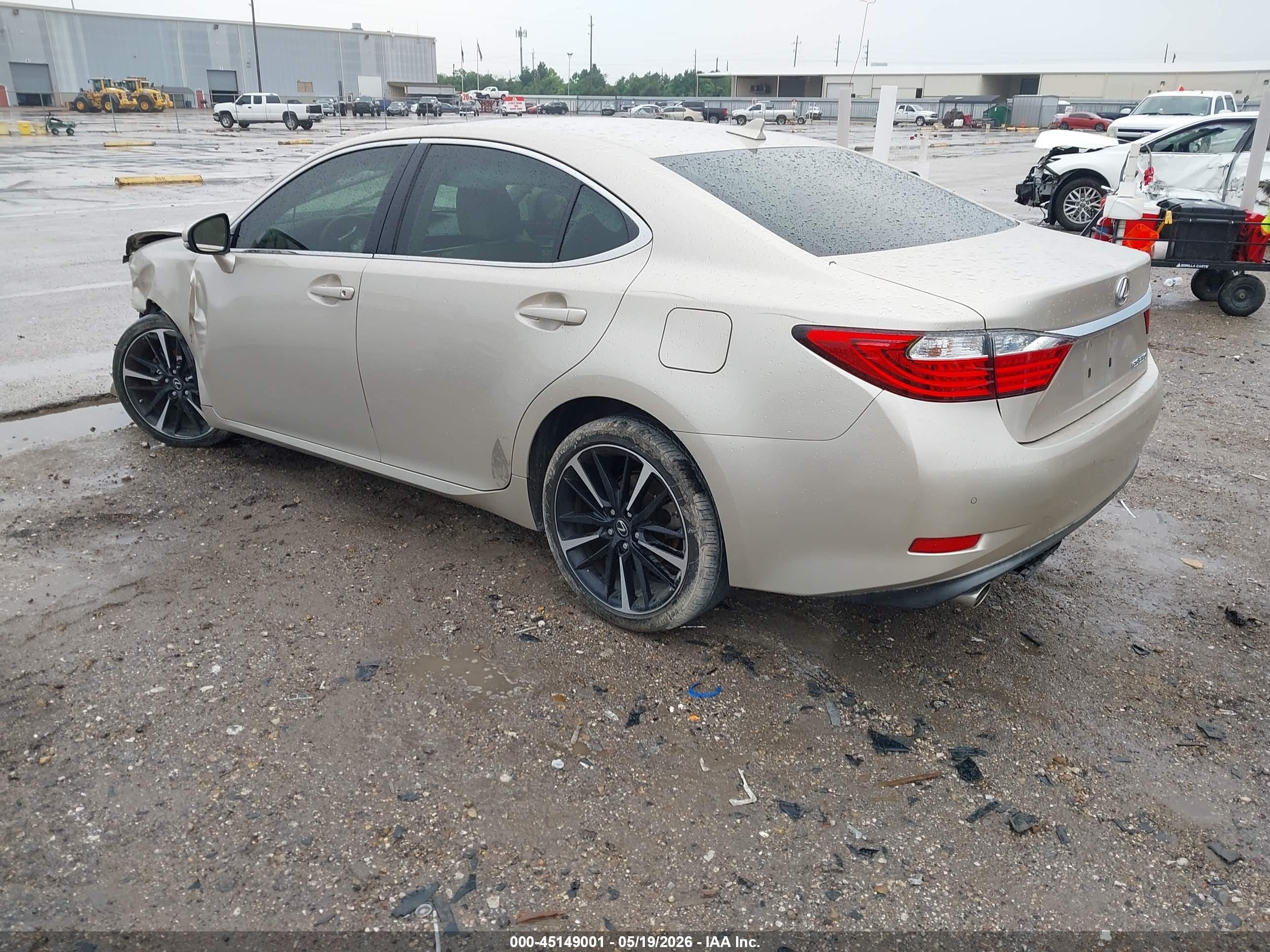 2013 Lexus Es 350   Gold vin: JTHBK1GG9D2073646