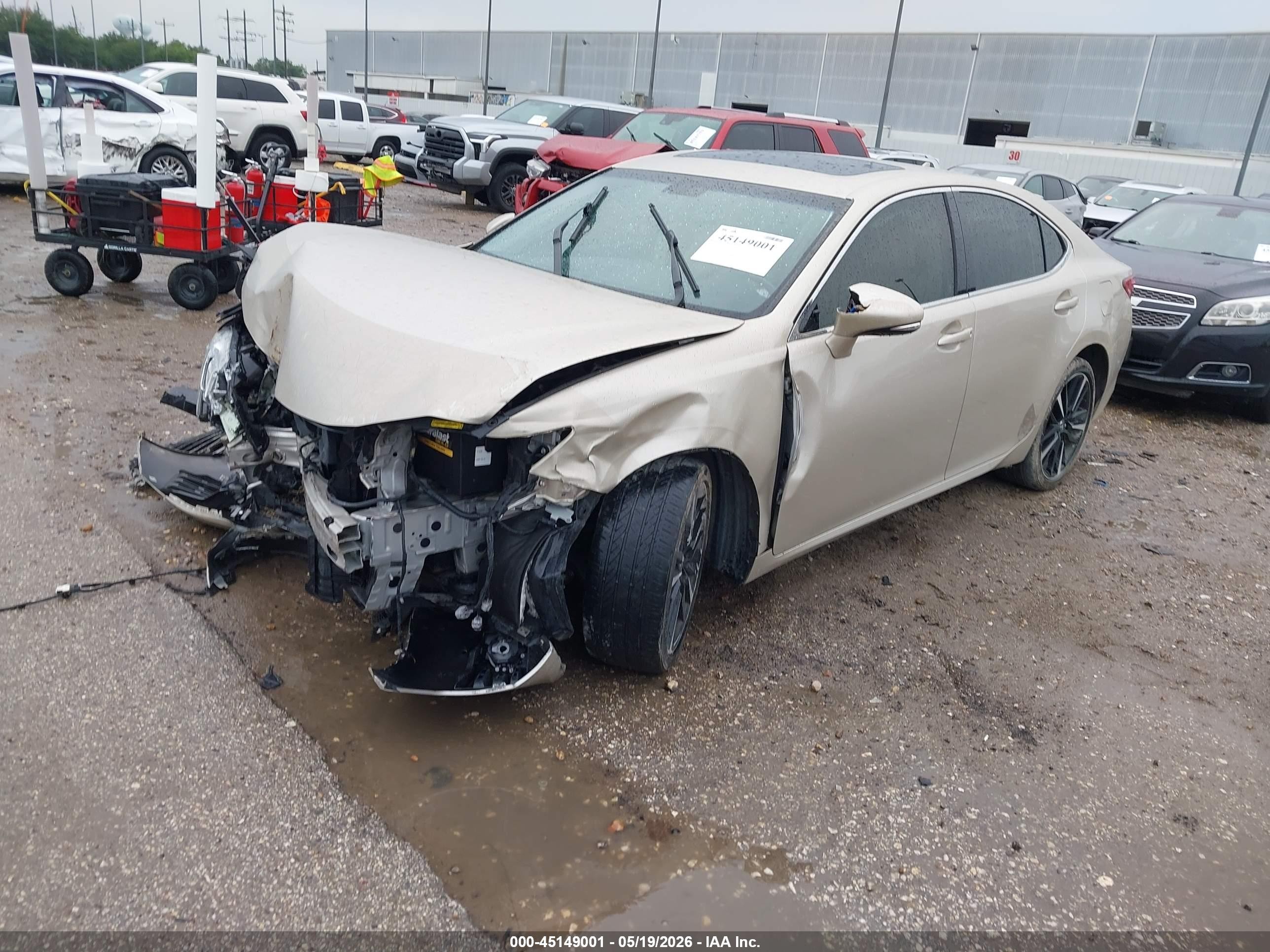 2013 Lexus Es 350   Gold vin: JTHBK1GG9D2073646