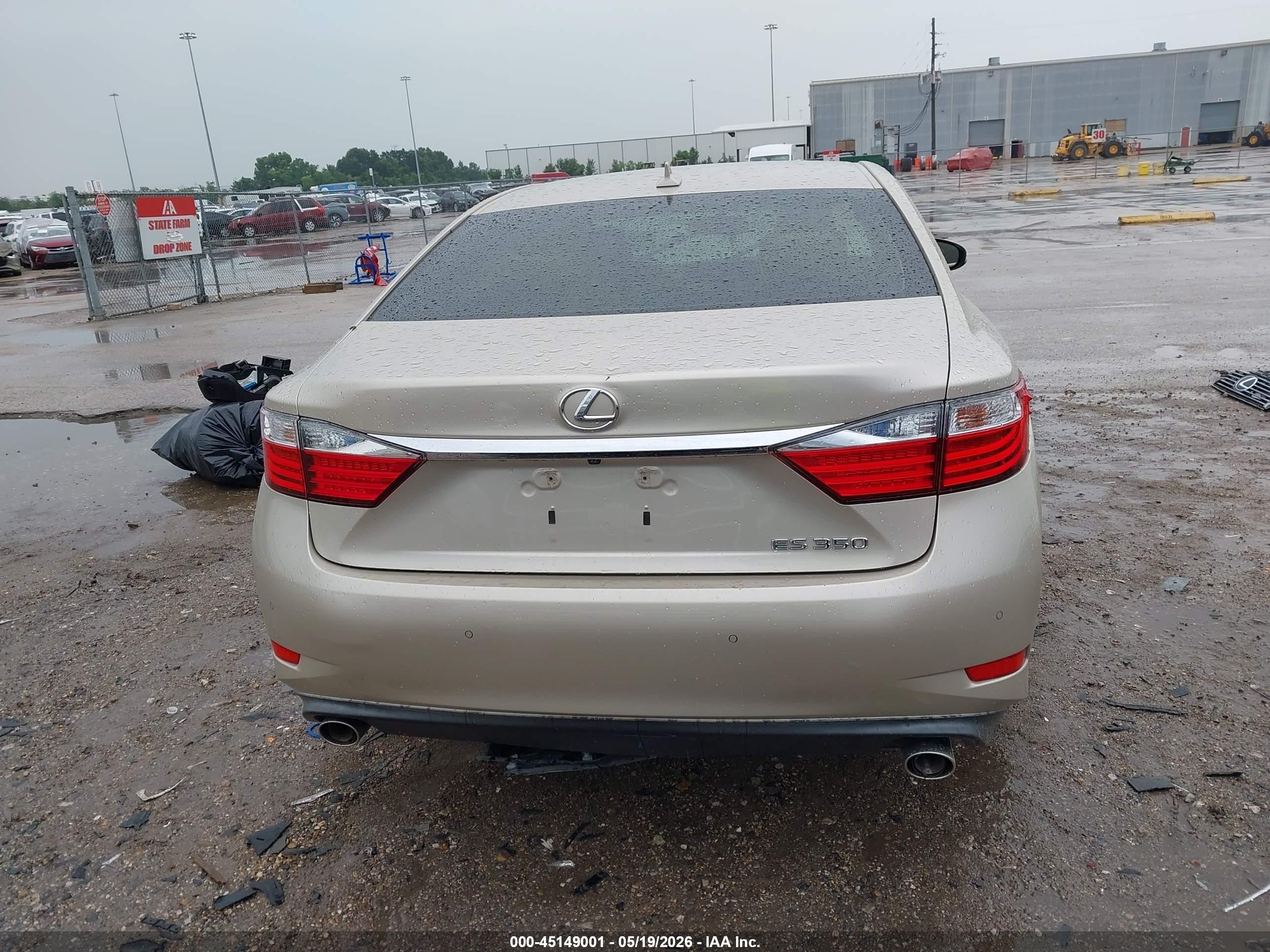 2013 Lexus Es 350   Gold vin: JTHBK1GG9D2073646