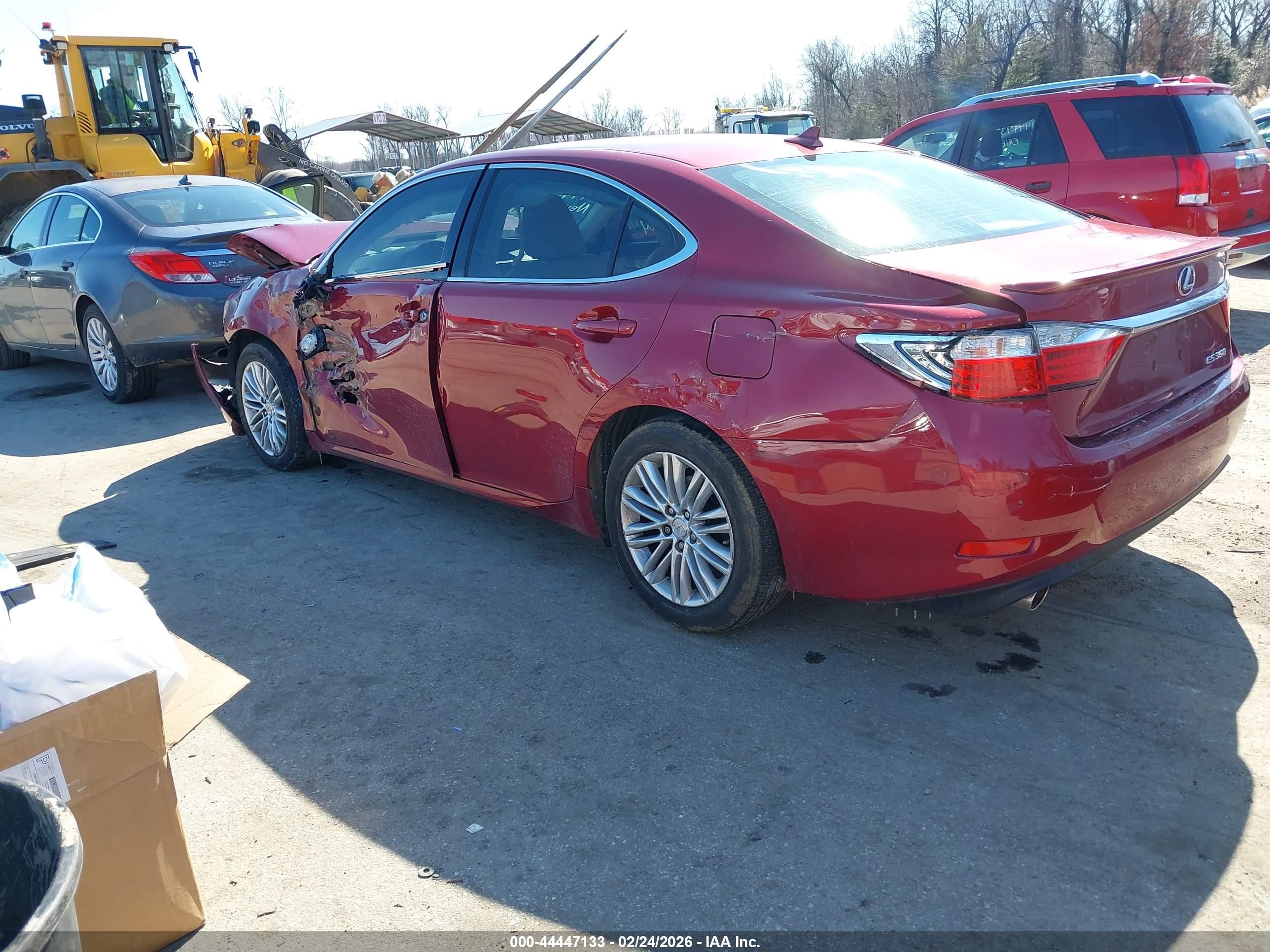 2013 Lexus Es 350   Red vin: JTHBK1GG9D2079852