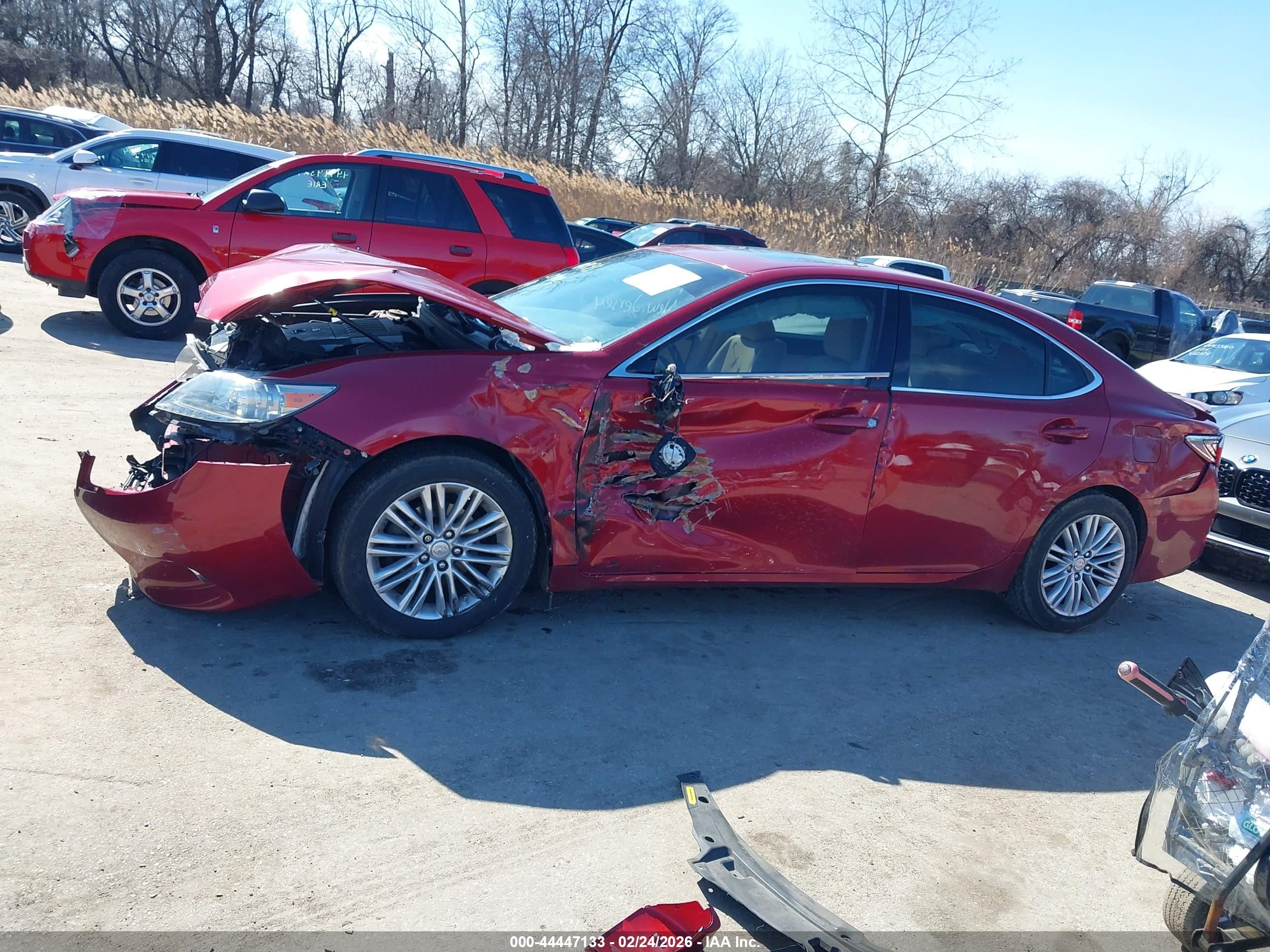 2013 Lexus Es 350   Red vin: JTHBK1GG9D2079852