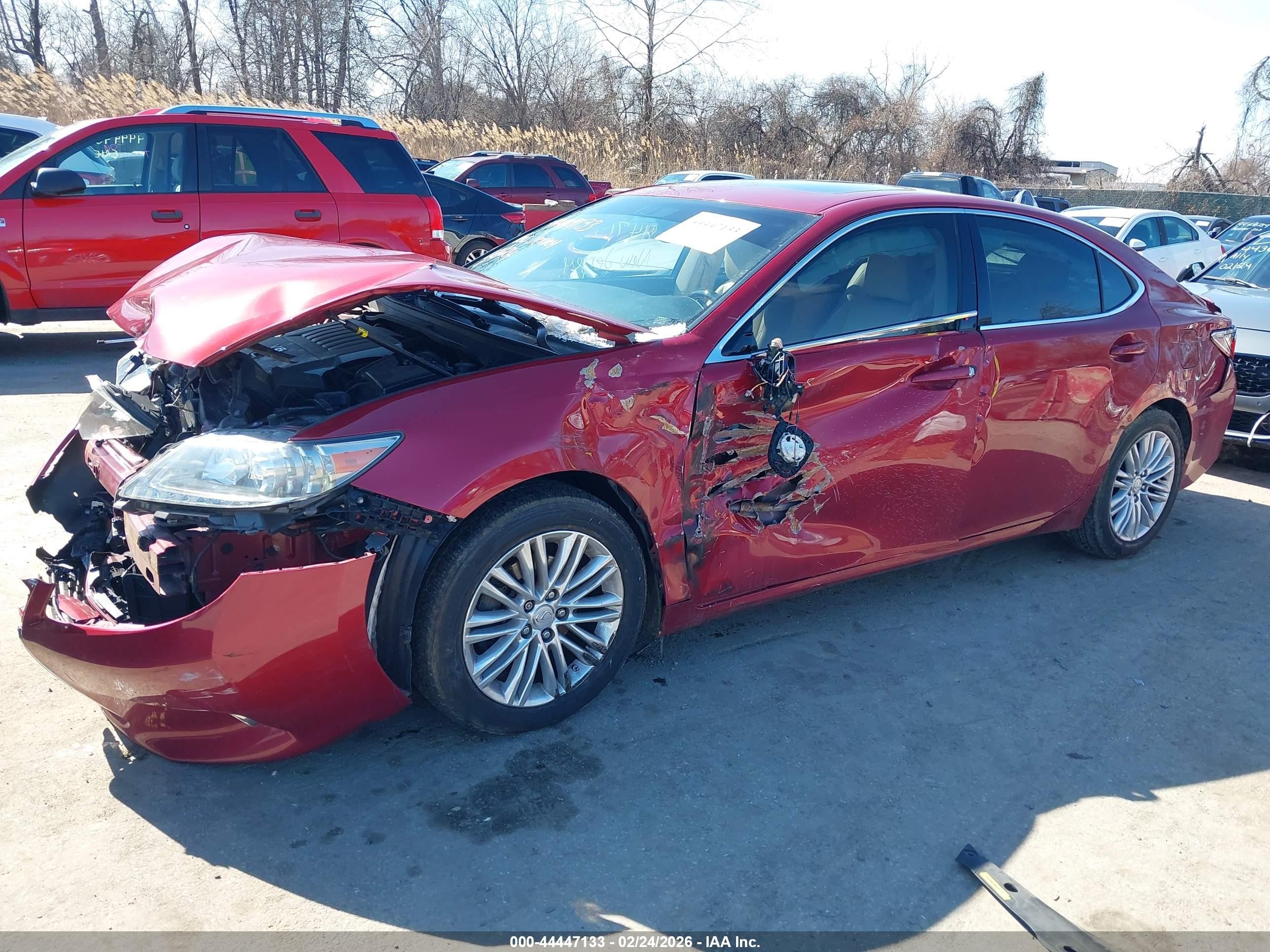 2013 Lexus Es 350   Red vin: JTHBK1GG9D2079852