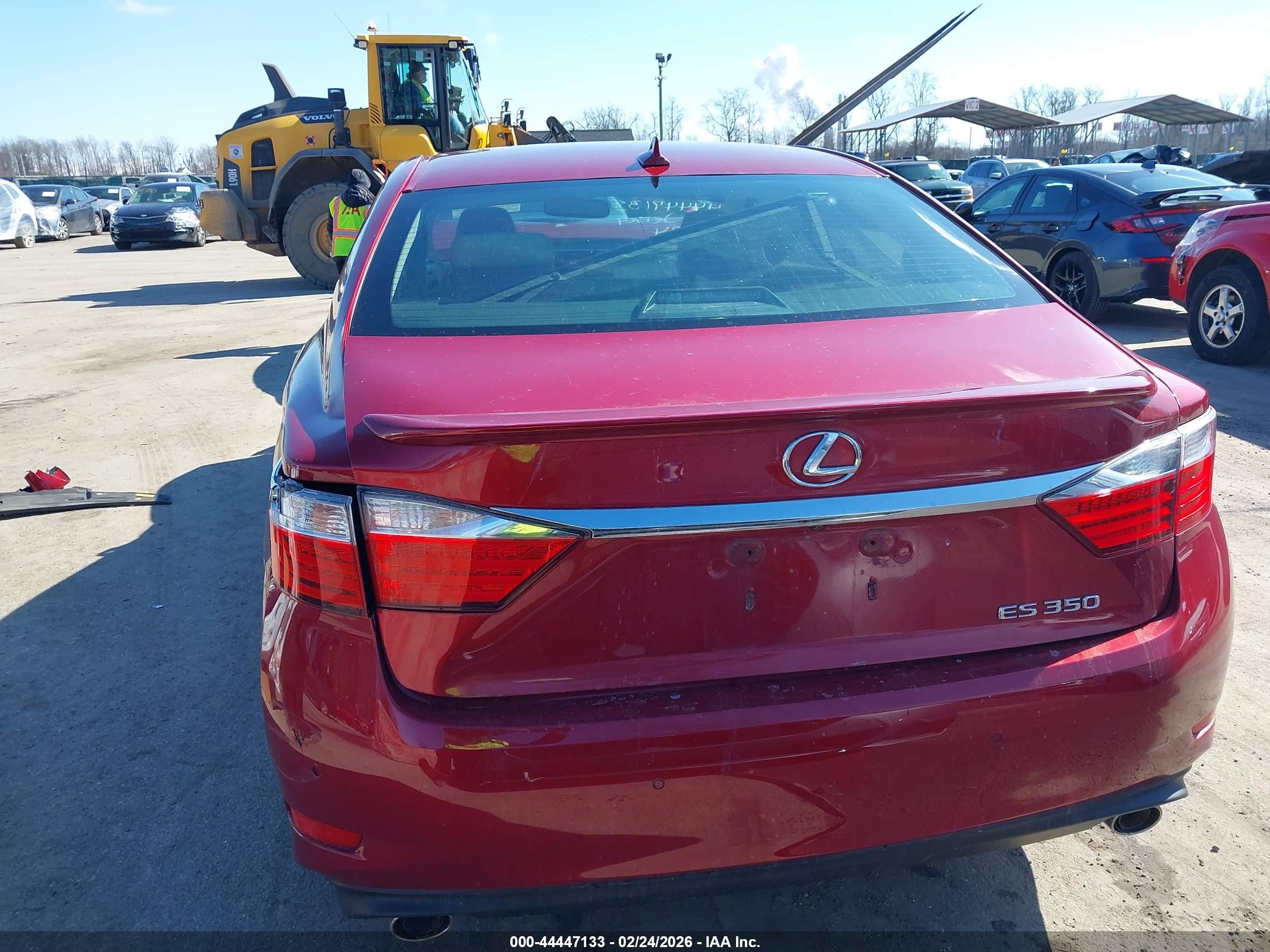 2013 Lexus Es 350   Red vin: JTHBK1GG9D2079852