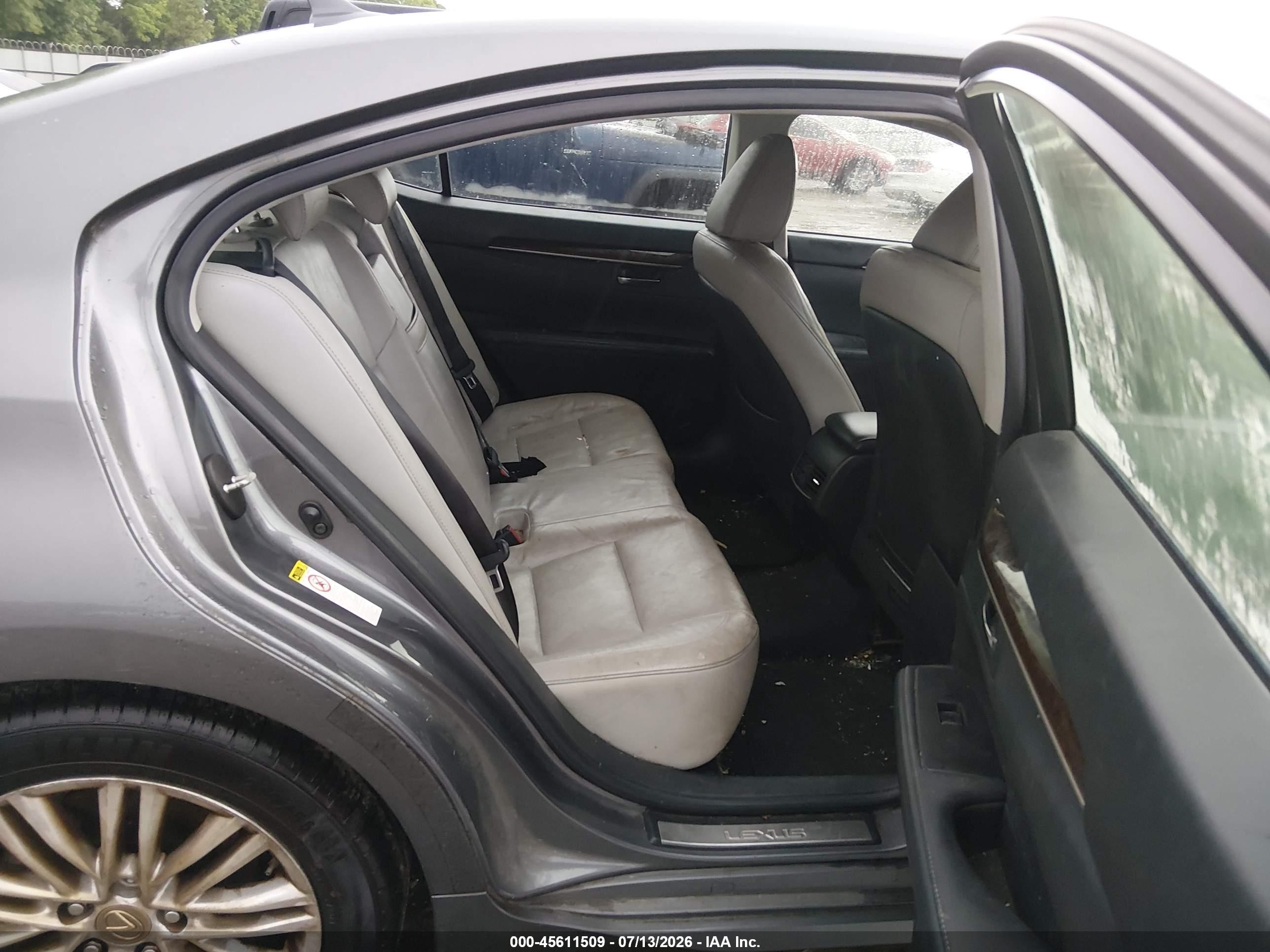 2013 Lexus Es 350   Gray vin: JTHBK1GG9D2080239