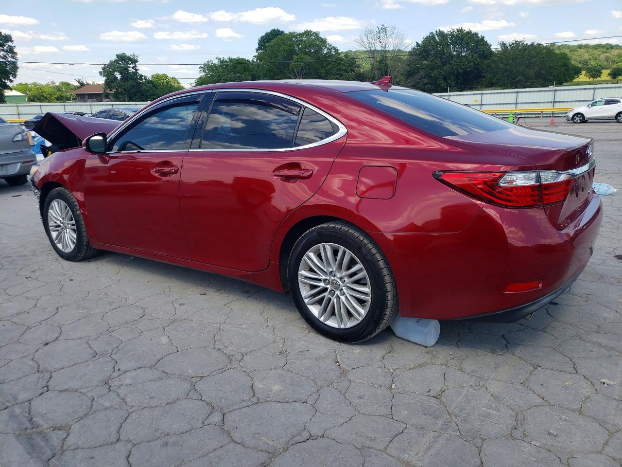 2014 Lexus Es 350 Luxury Red vin: JTHBK1GG9E2086446