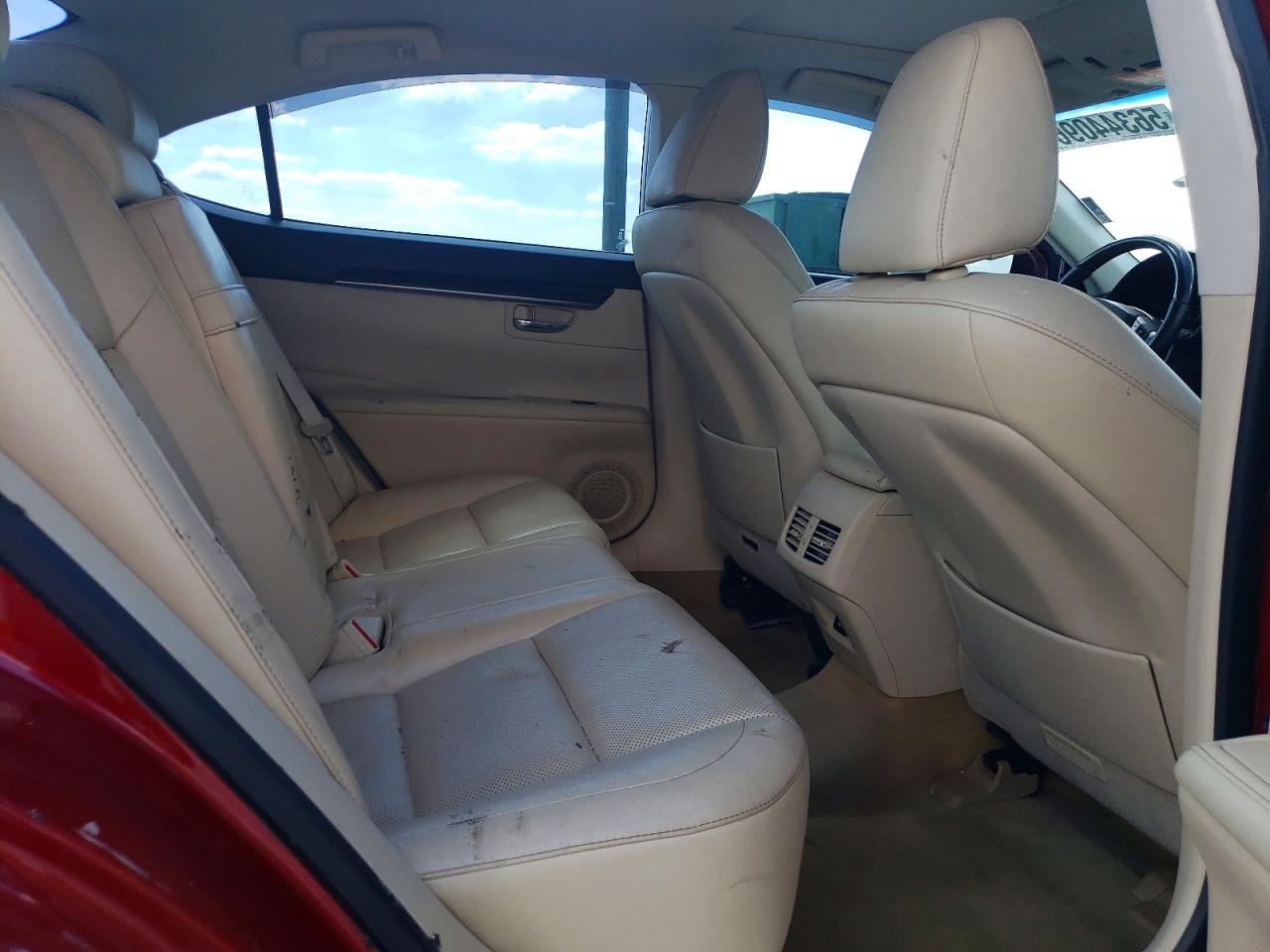 2014 Lexus Es 350 Luxury Red vin: JTHBK1GG9E2086446
