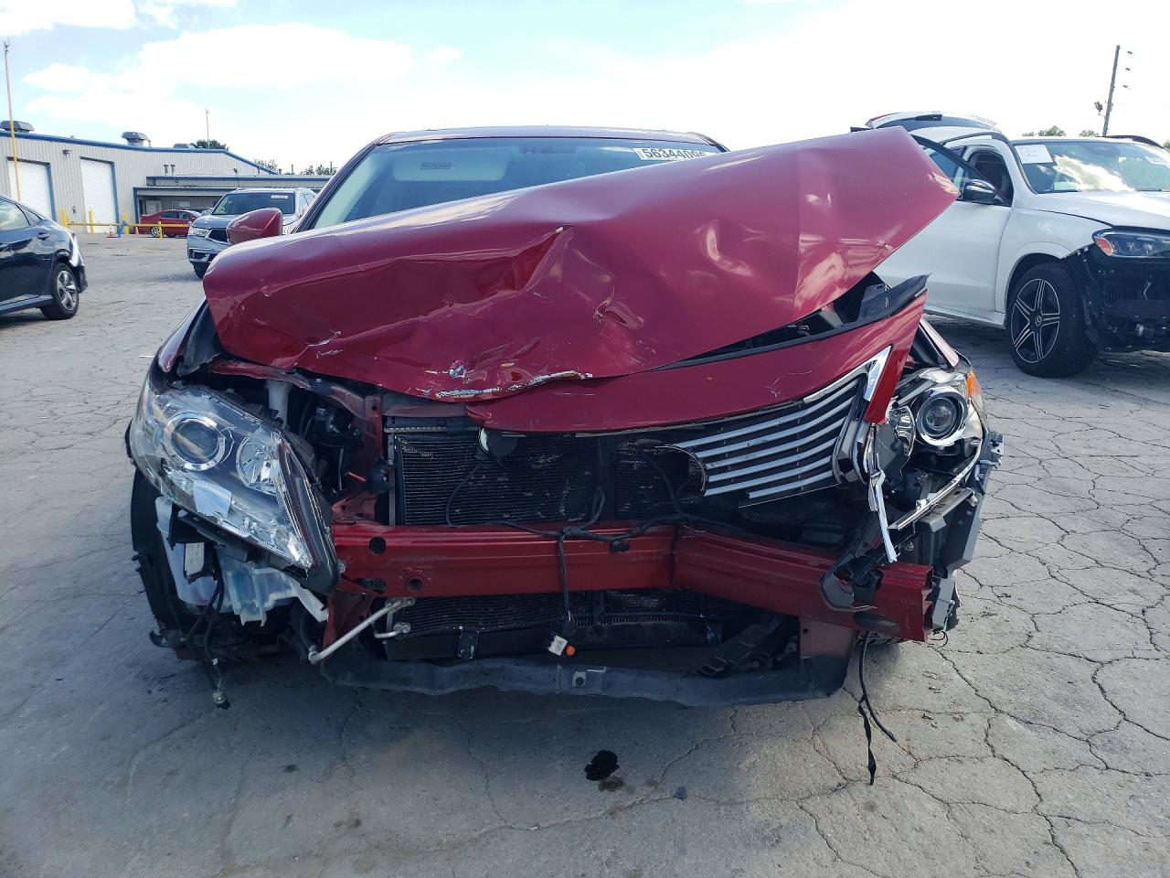 2014 Lexus Es 350 Luxury Red vin: JTHBK1GG9E2086446