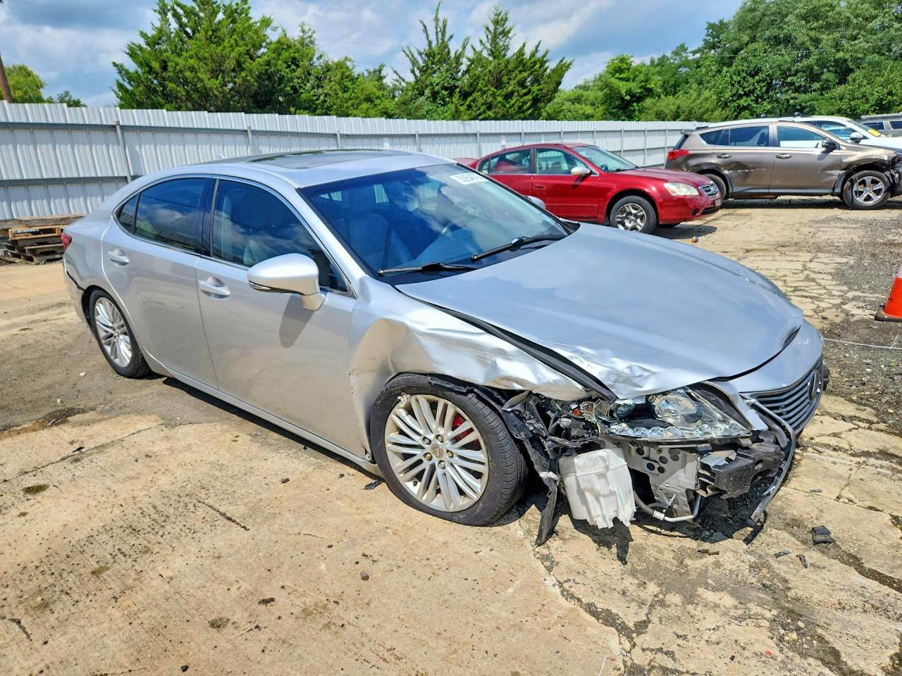 2014 Lexus Es 350 Silver vin: JTHBK1GG9E2089301