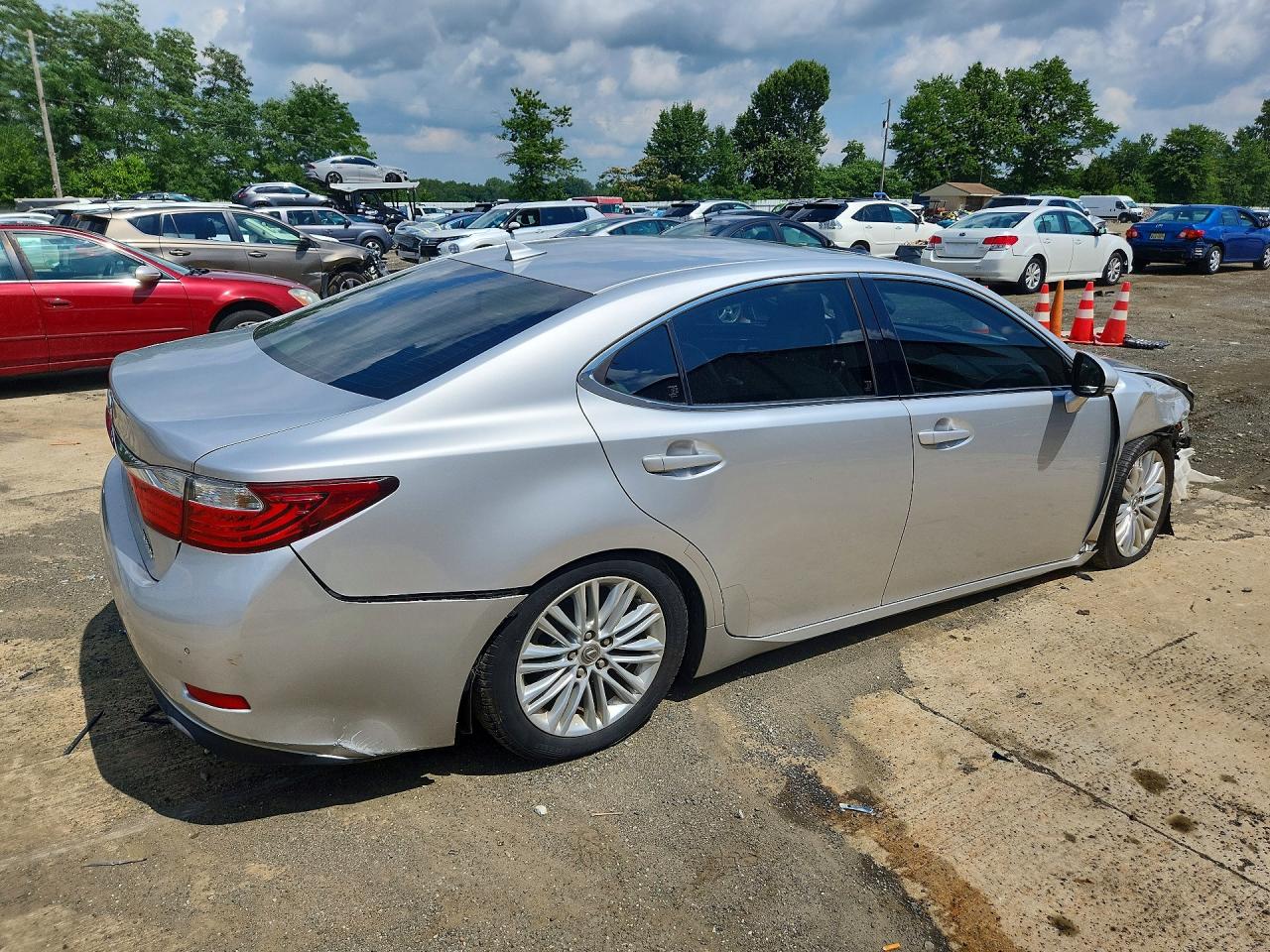 2014 Lexus Es 350 Silver vin: JTHBK1GG9E2089301