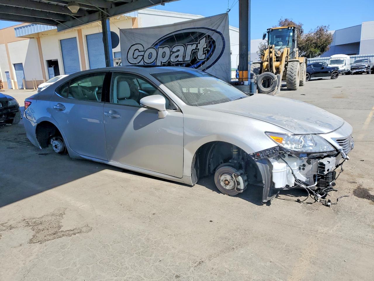 2014 Lexus Es 350 Silver vin: JTHBK1GG9E2096491