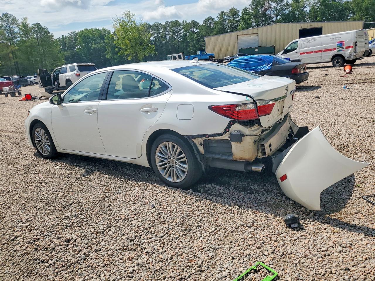 2014 Lexus Es 350 Белый vin: JTHBK1GG9E2106713