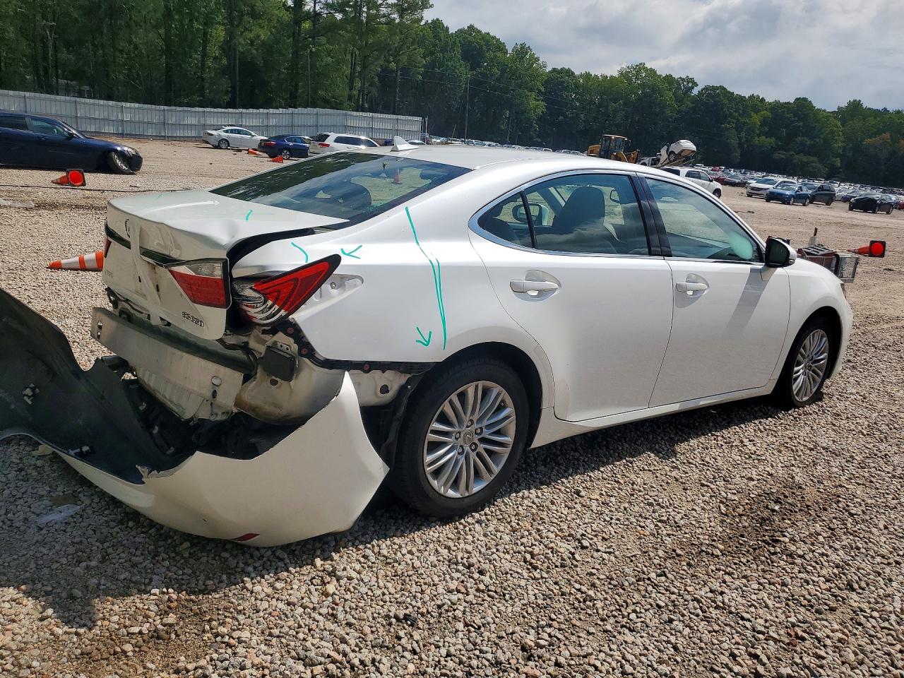 2014 Lexus Es 350 Белый vin: JTHBK1GG9E2106713