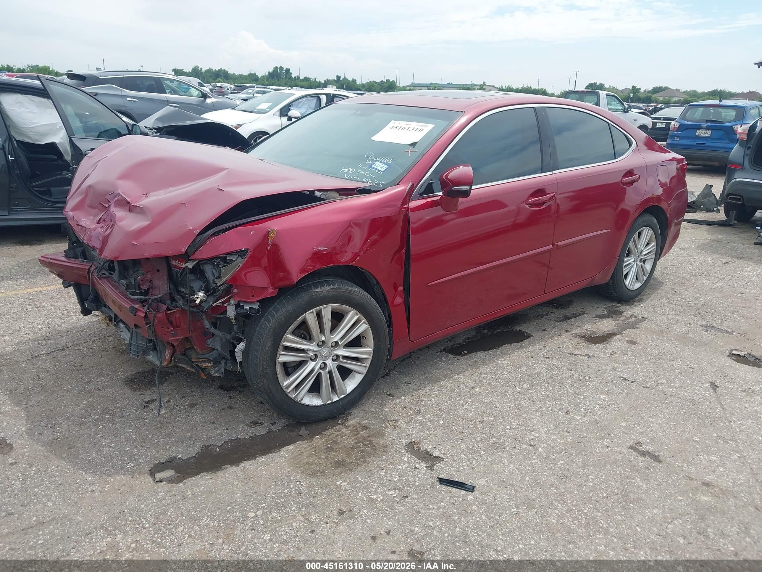 2014 Lexus Es 350 Red vin: JTHBK1GG9E2106825