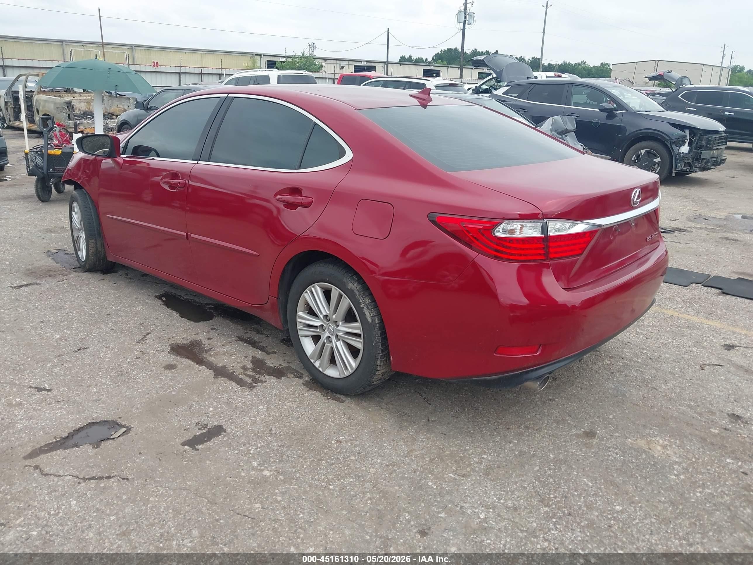 2014 Lexus Es 350 Red vin: JTHBK1GG9E2106825