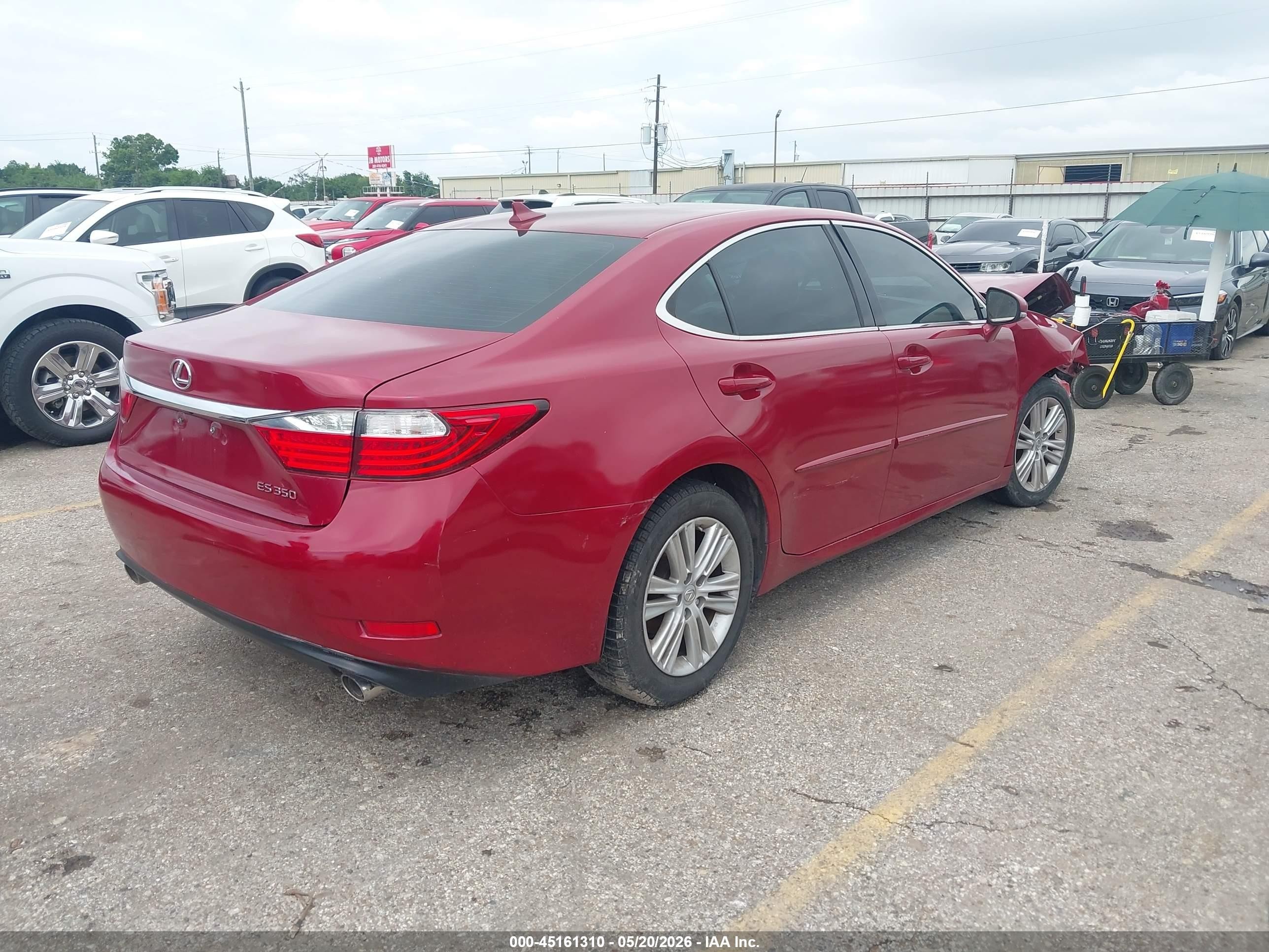2014 Lexus Es 350 Red vin: JTHBK1GG9E2106825