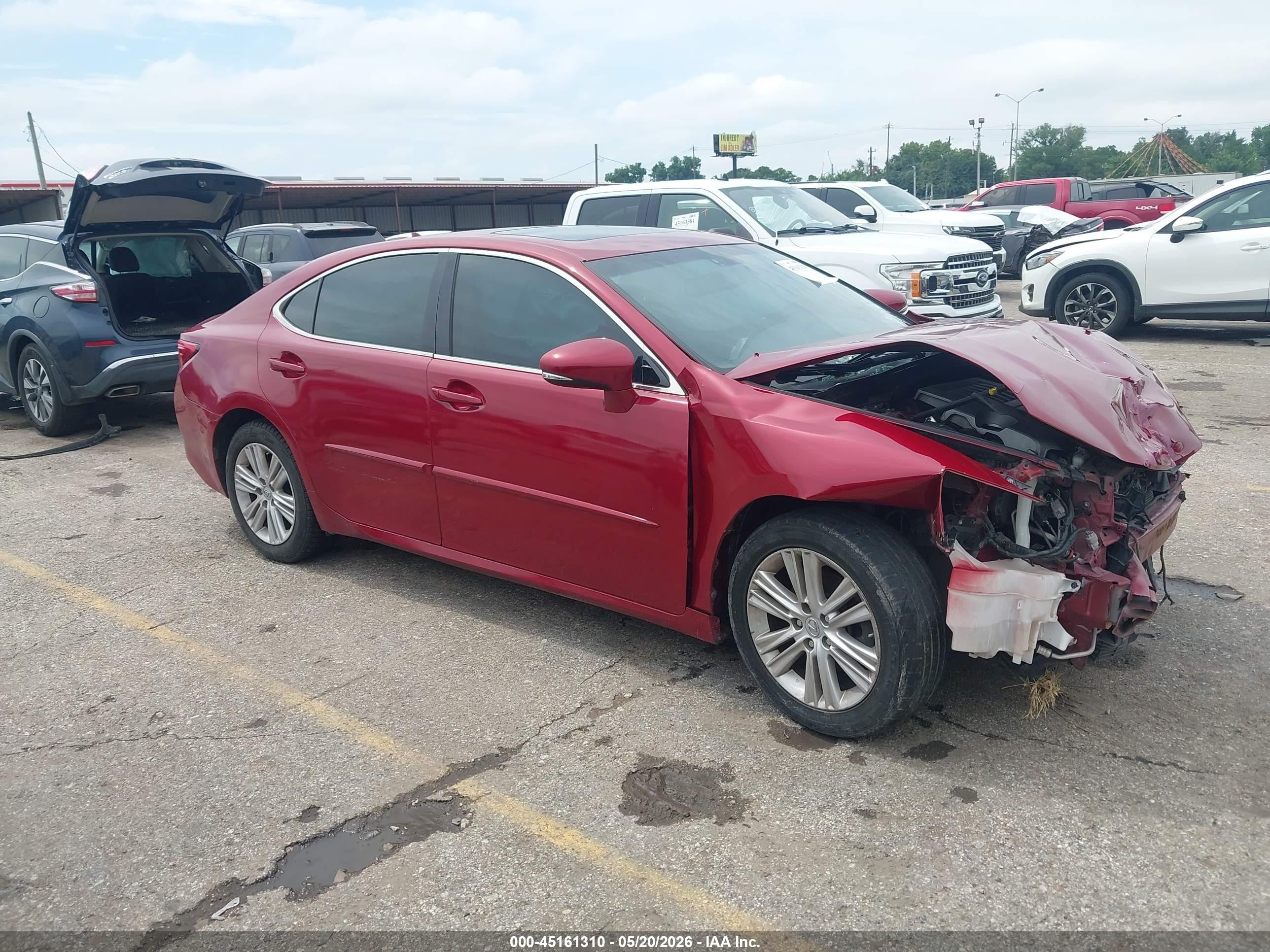 2014 Lexus Es 350 Red vin: JTHBK1GG9E2106825
