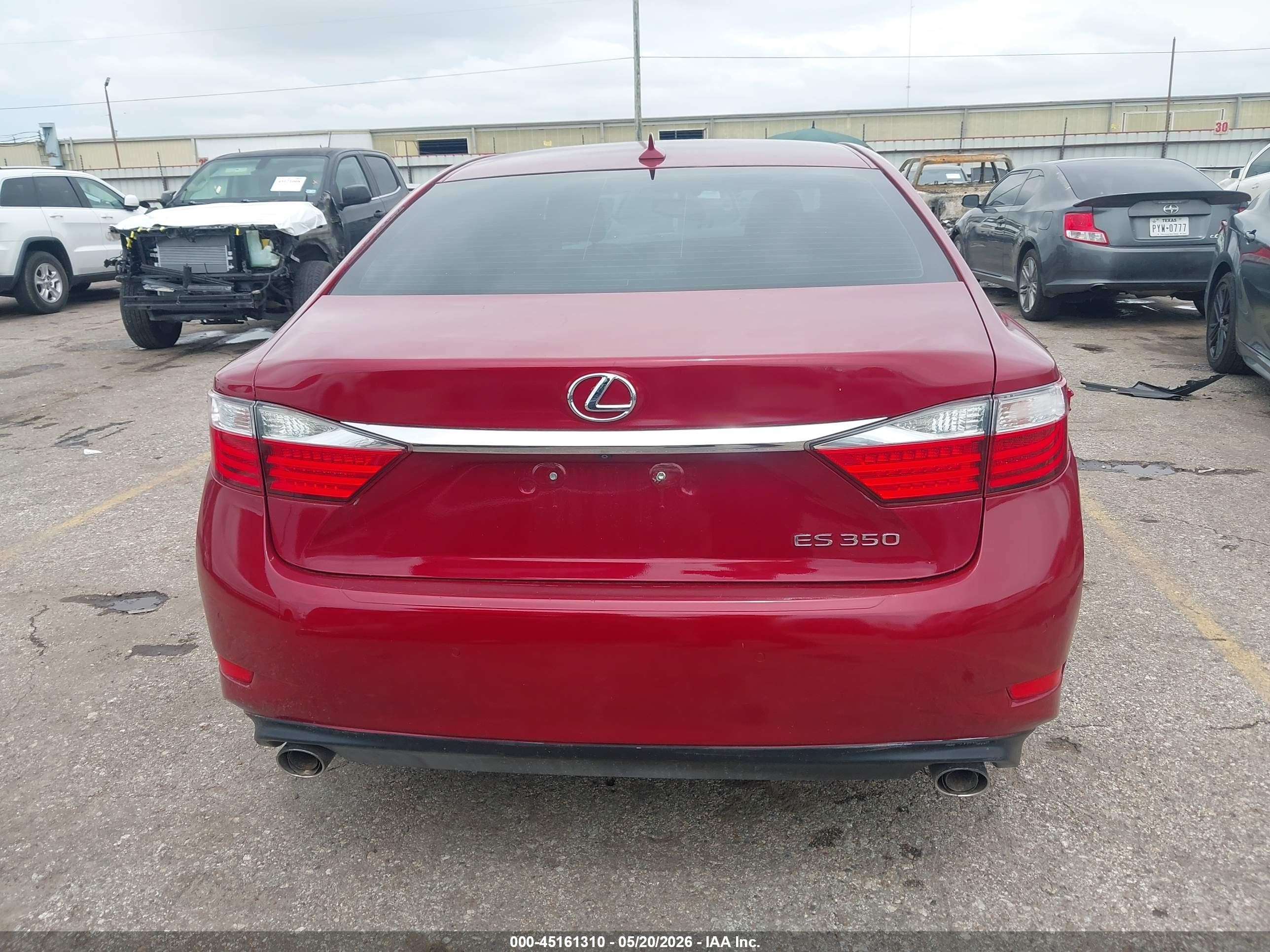 2014 Lexus Es 350 Red vin: JTHBK1GG9E2106825