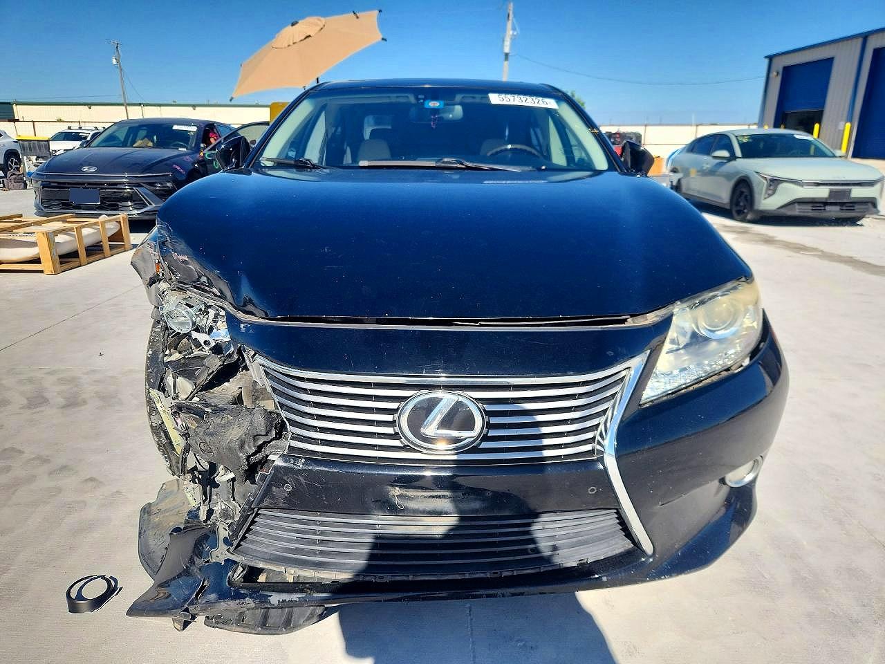 2014 Lexus Es 350 Black vin: JTHBK1GG9E2114195