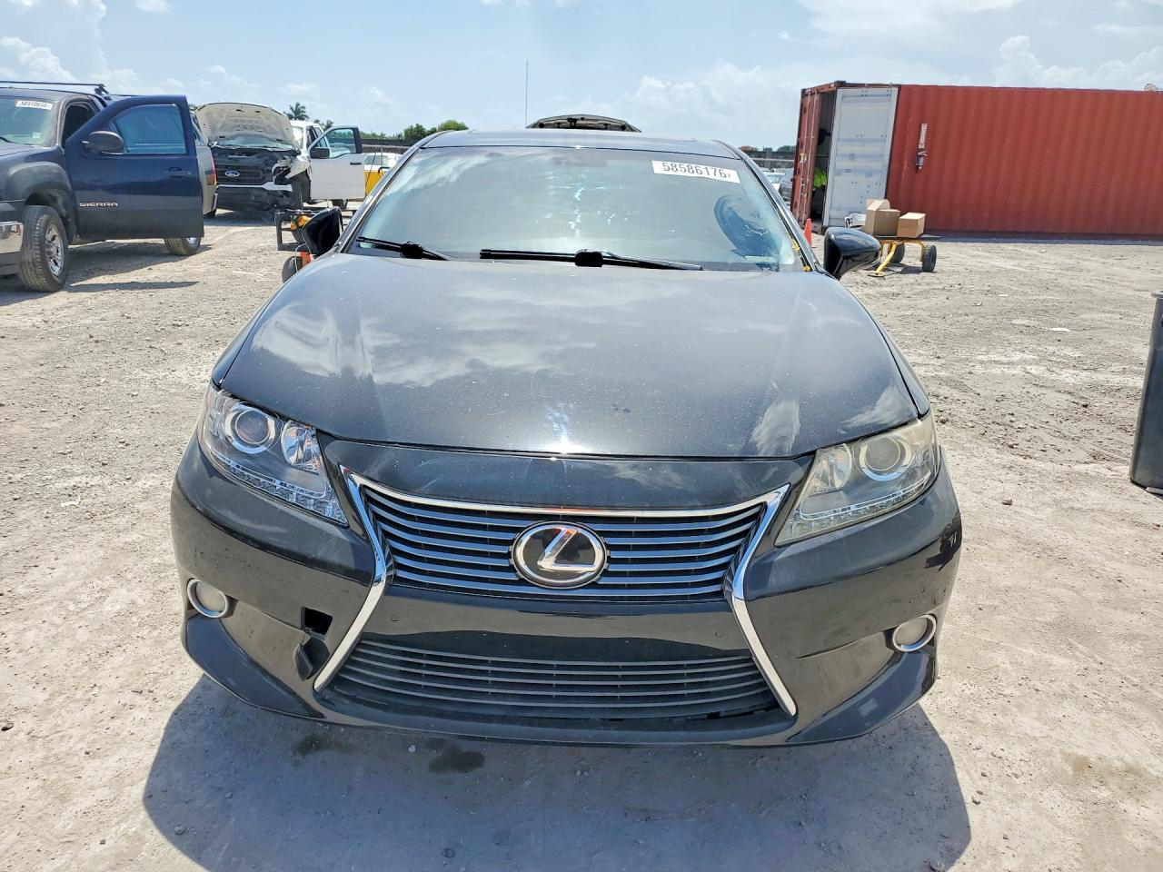 2014 Lexus Es 350 Черный vin: JTHBK1GG9E2117520