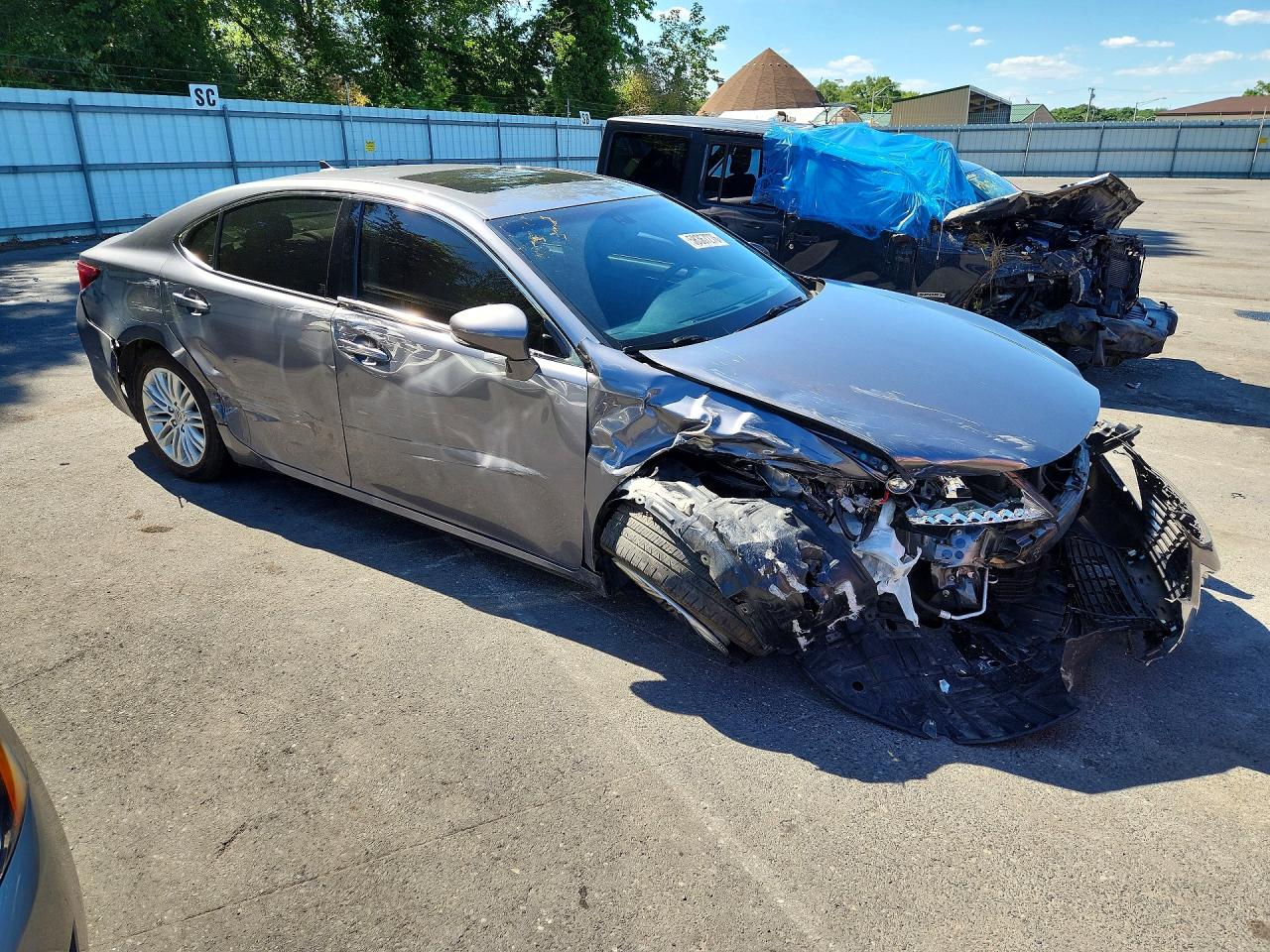 2014 Lexus Es 350 Gray vin: JTHBK1GG9E2118456