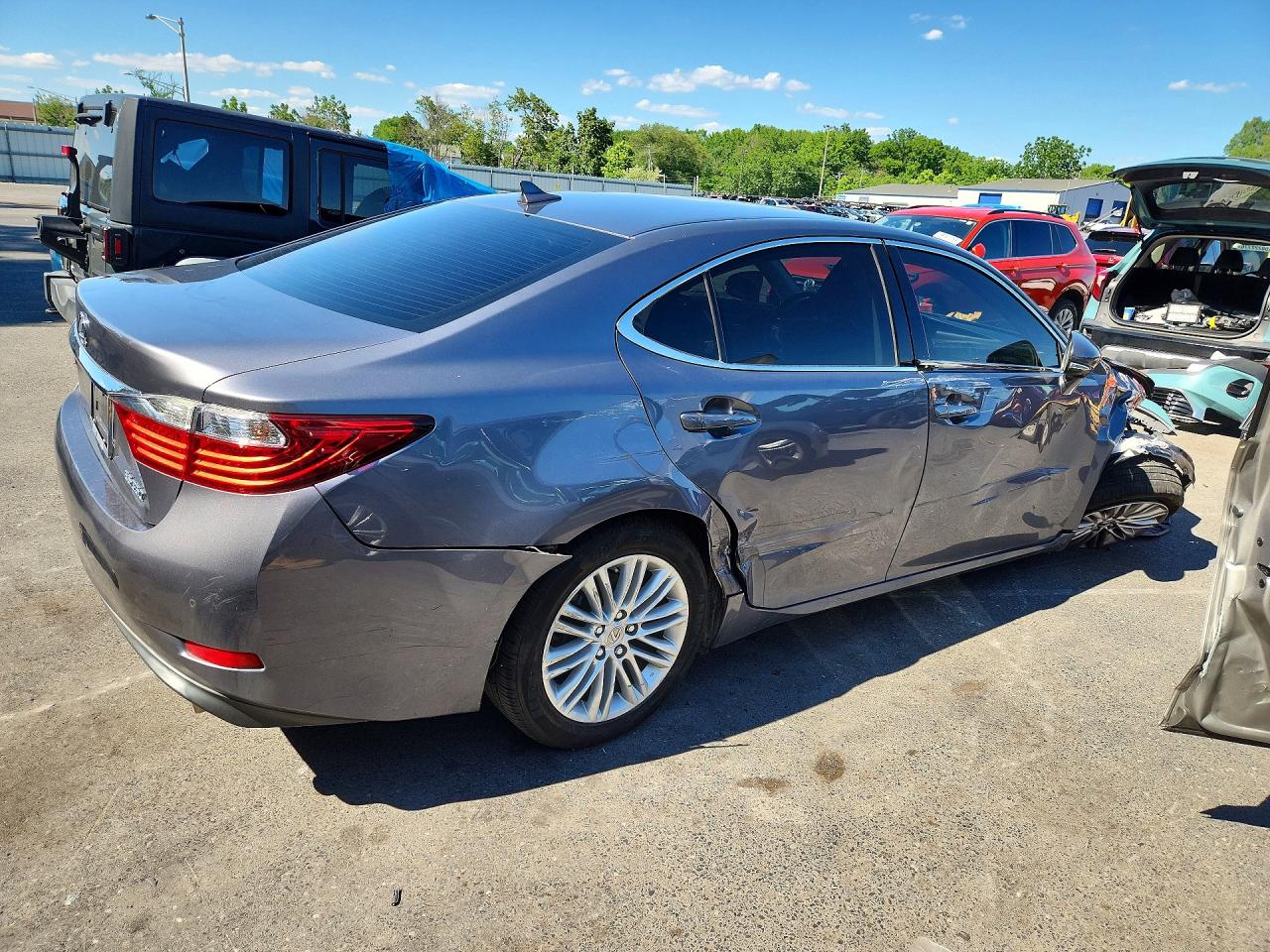2014 Lexus Es 350 Gray vin: JTHBK1GG9E2118456