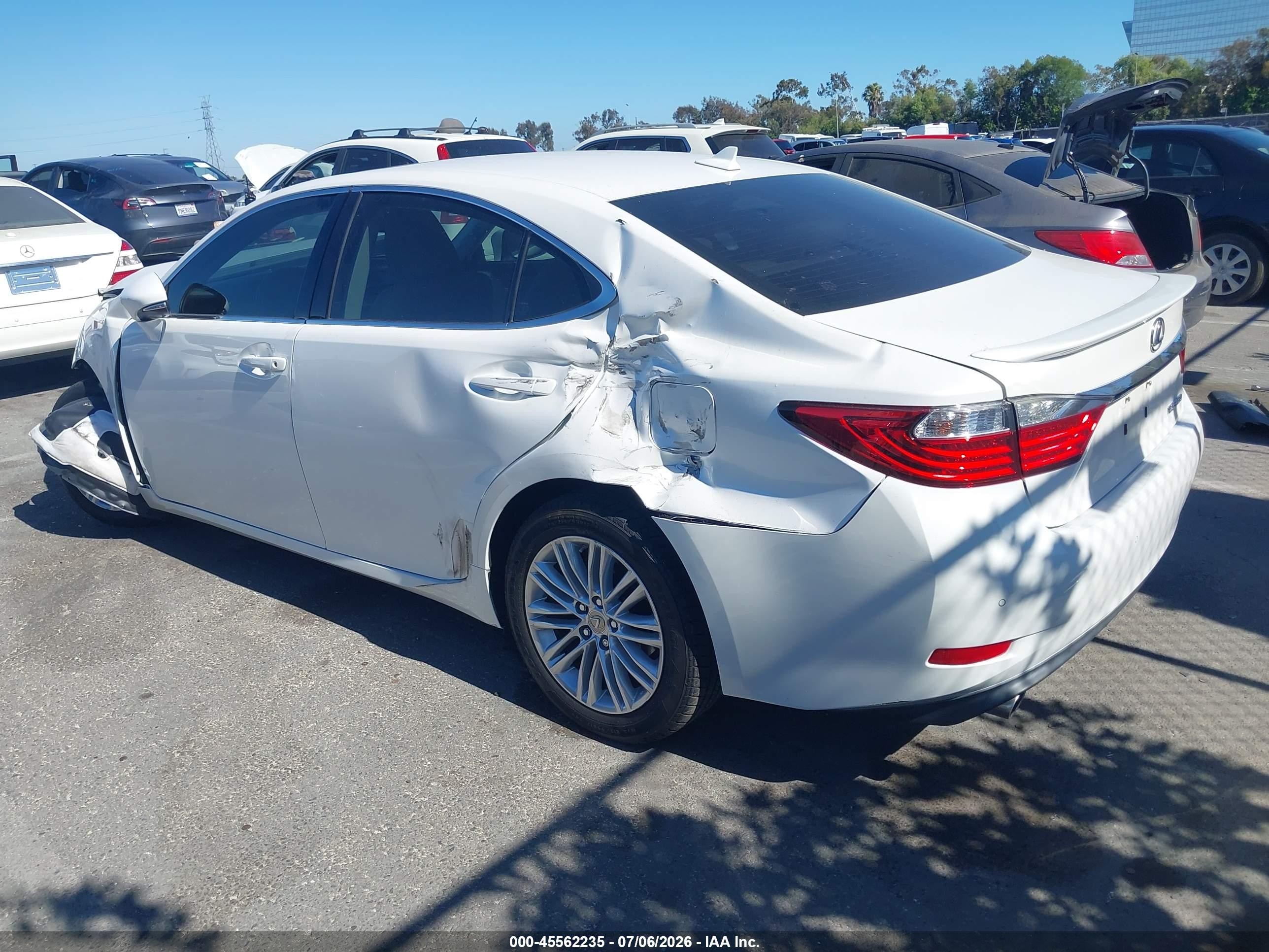2014 Lexus Es 350   Белый vin: JTHBK1GG9E2122717