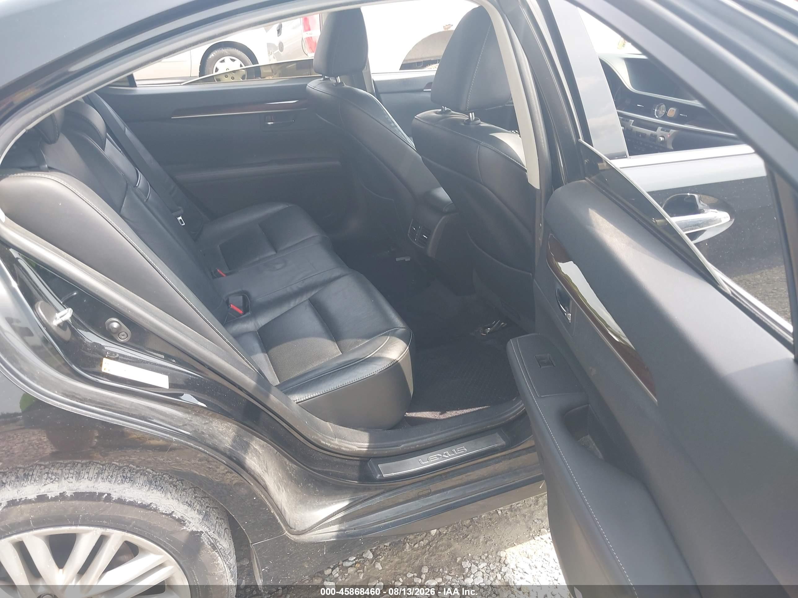 2014 Lexus Es 350   Black vin: JTHBK1GG9E2130297