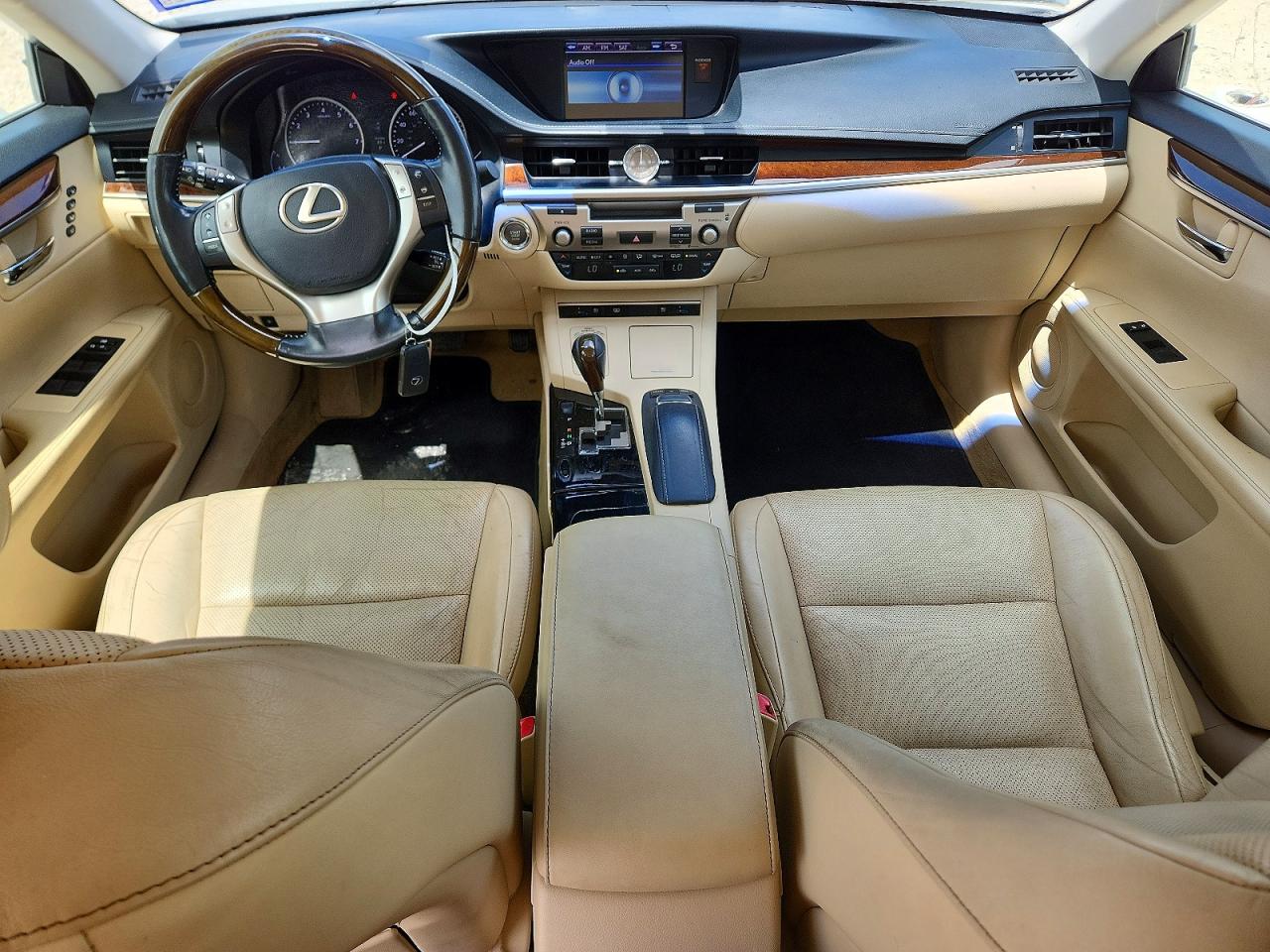 2014 Lexus Es 350 White vin: JTHBK1GG9E2132468