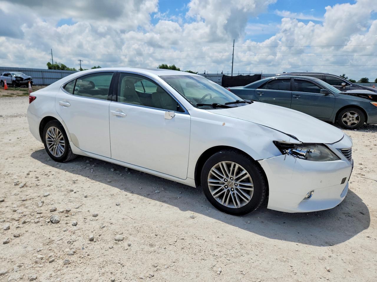 2014 Lexus Es 350 White vin: JTHBK1GG9E2132468