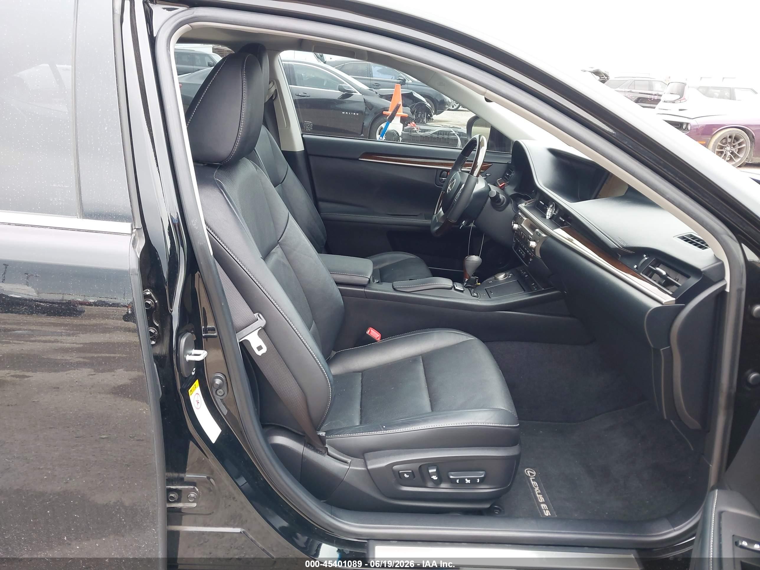 2014 Lexus Es 350   Black vin: JTHBK1GG9E2146399