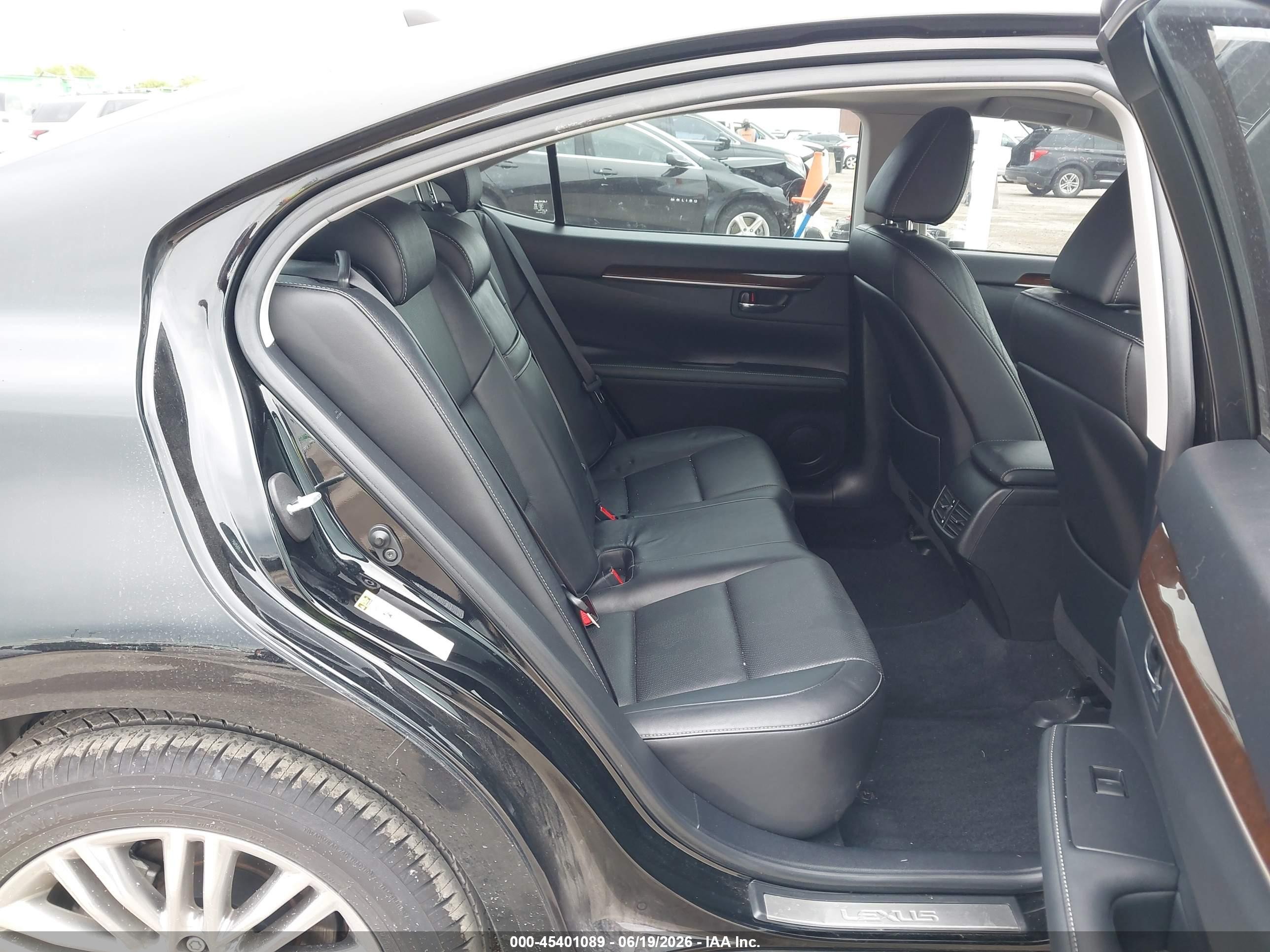2014 Lexus Es 350   Black vin: JTHBK1GG9E2146399