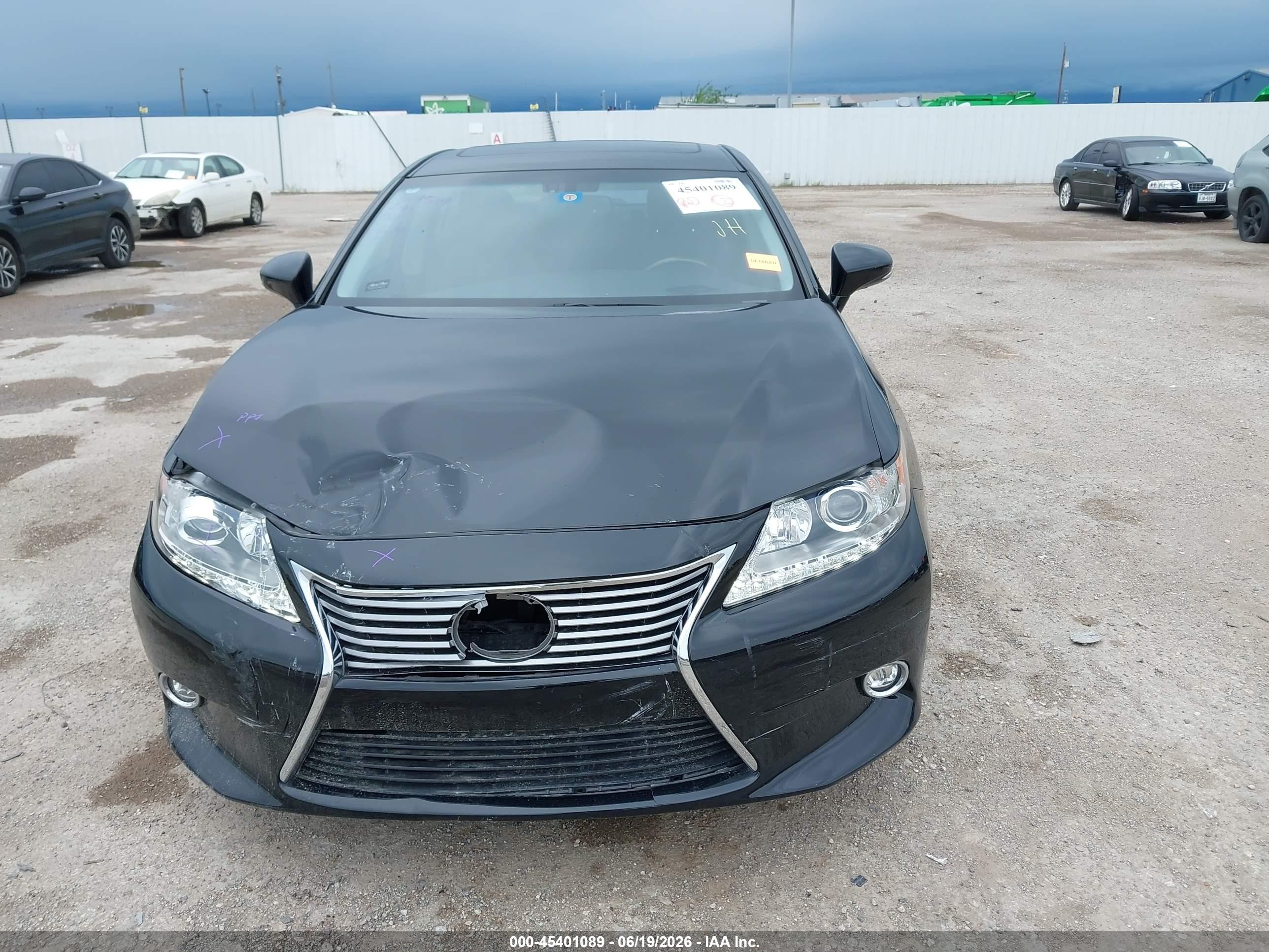 2014 Lexus Es 350   Black vin: JTHBK1GG9E2146399