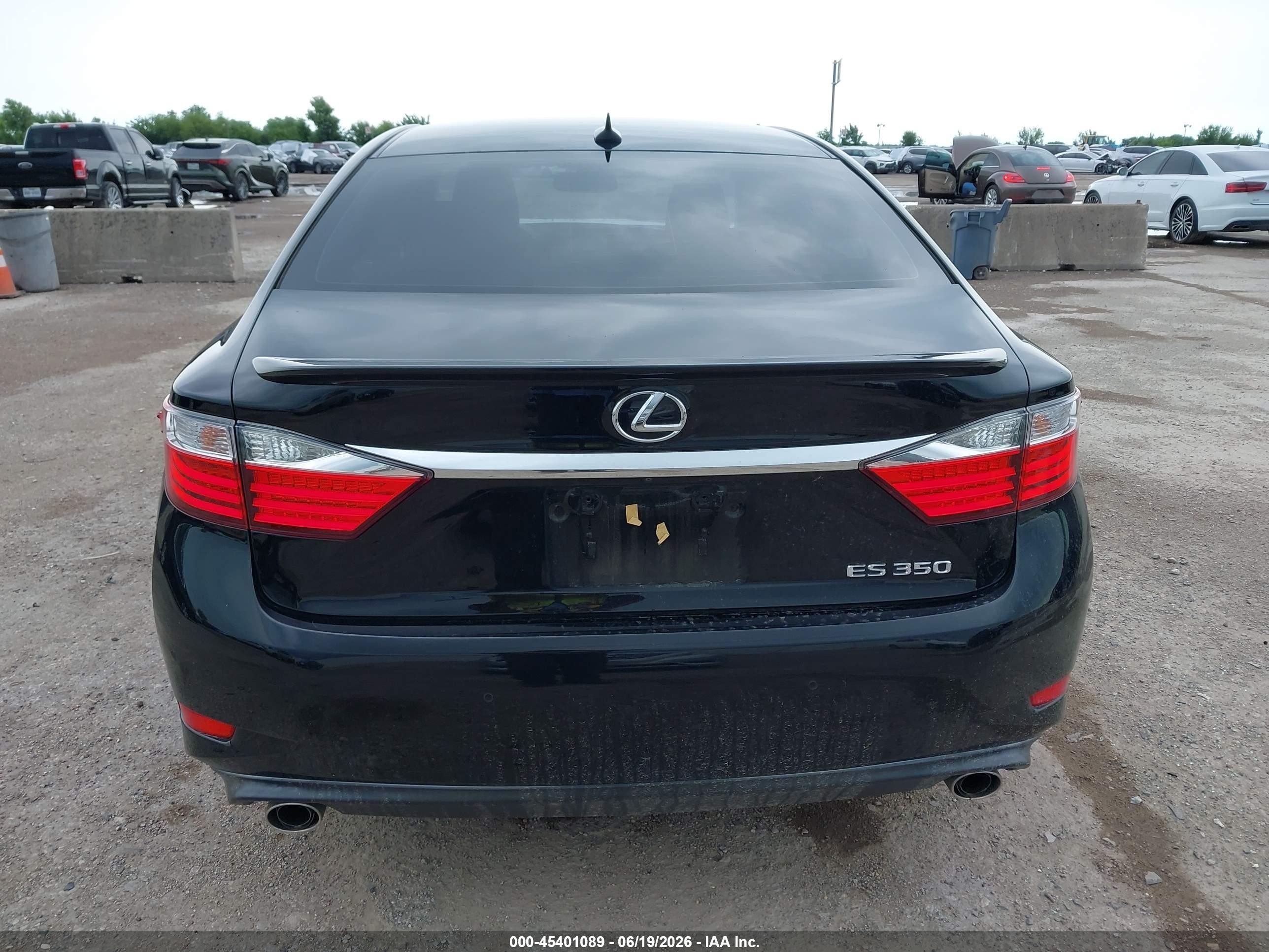 2014 Lexus Es 350   Black vin: JTHBK1GG9E2146399