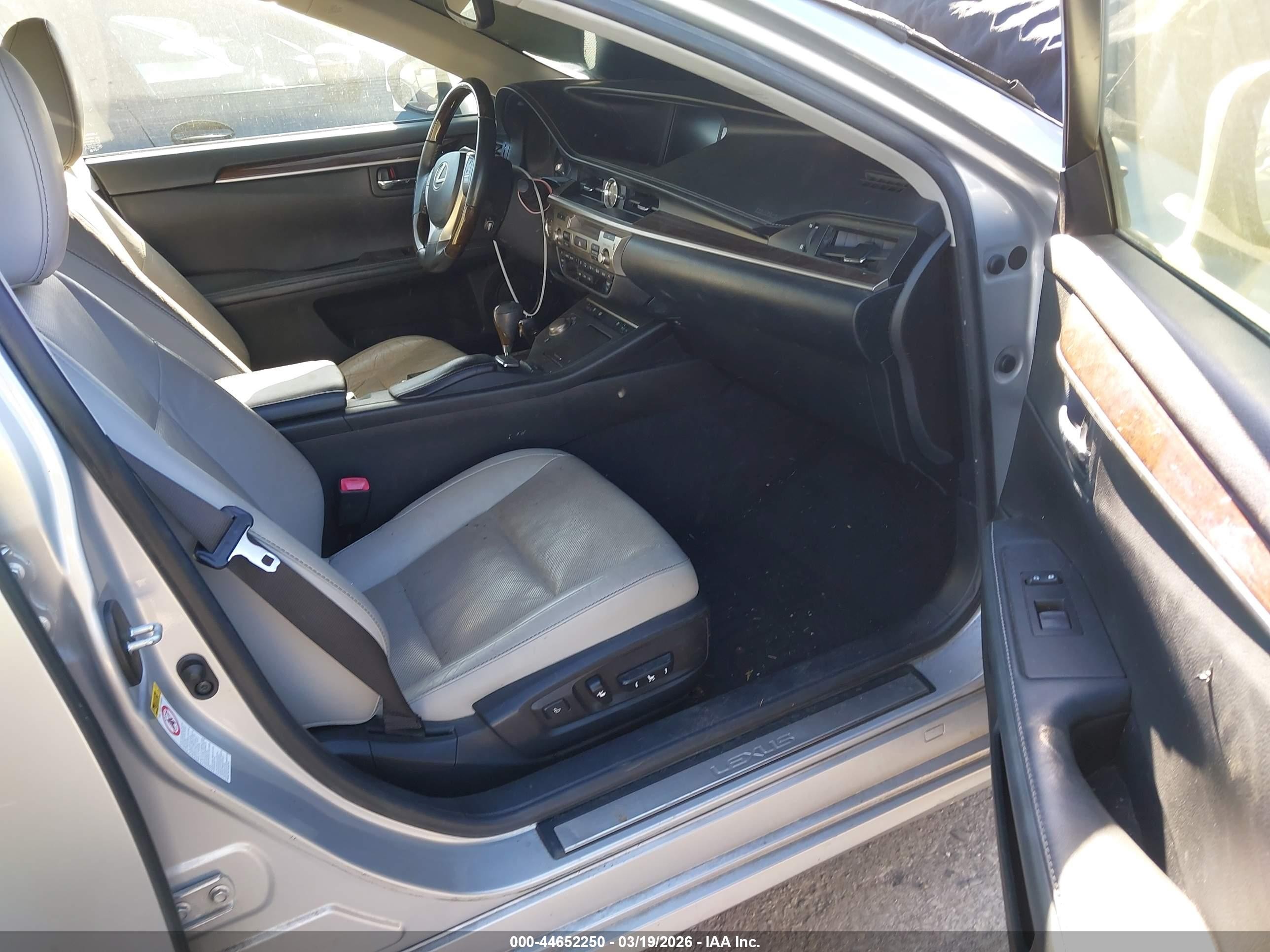 2015 Lexus Es 350   Silver vin: JTHBK1GG9F2154830