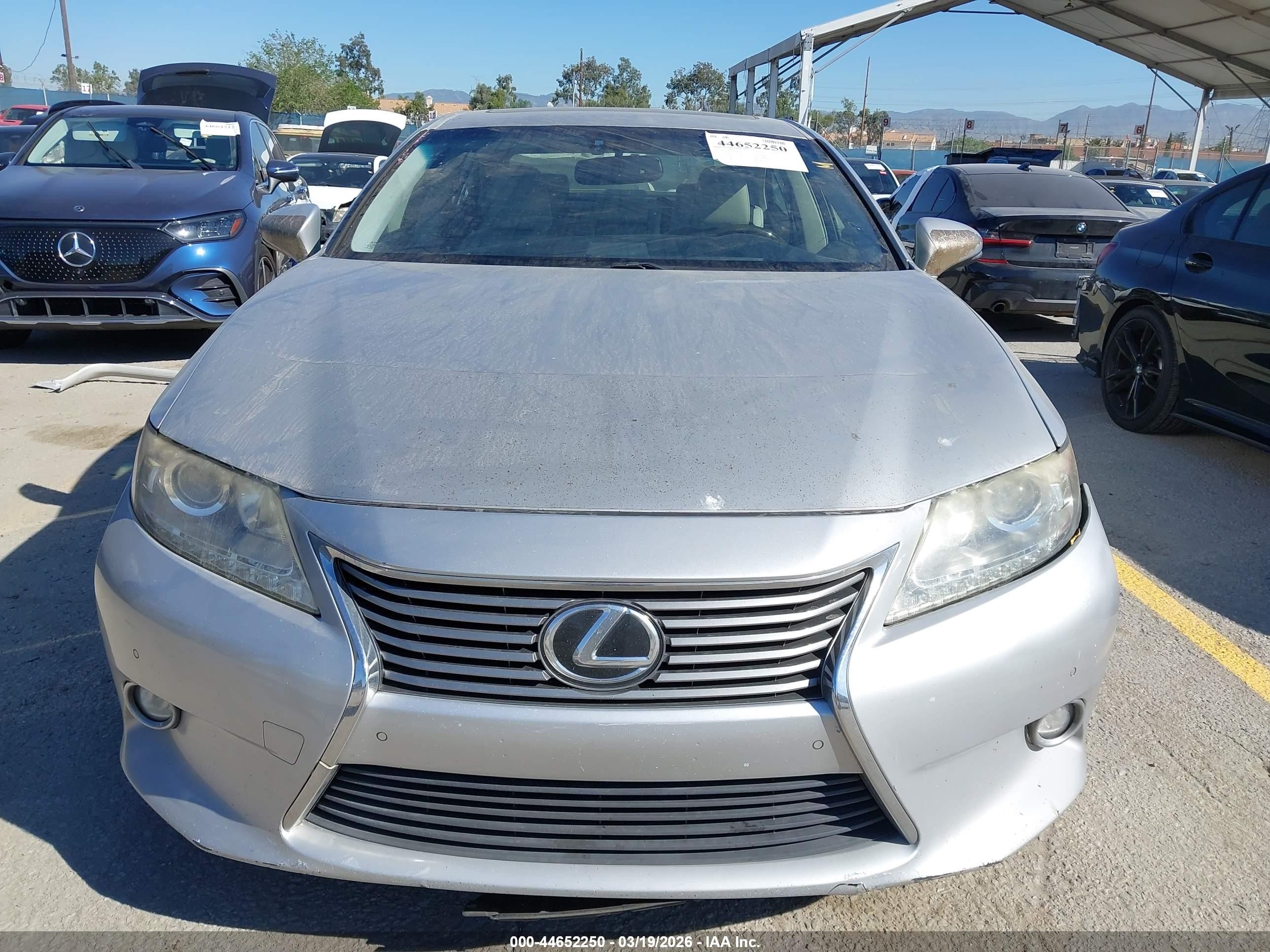 2015 Lexus Es 350   Silver vin: JTHBK1GG9F2154830