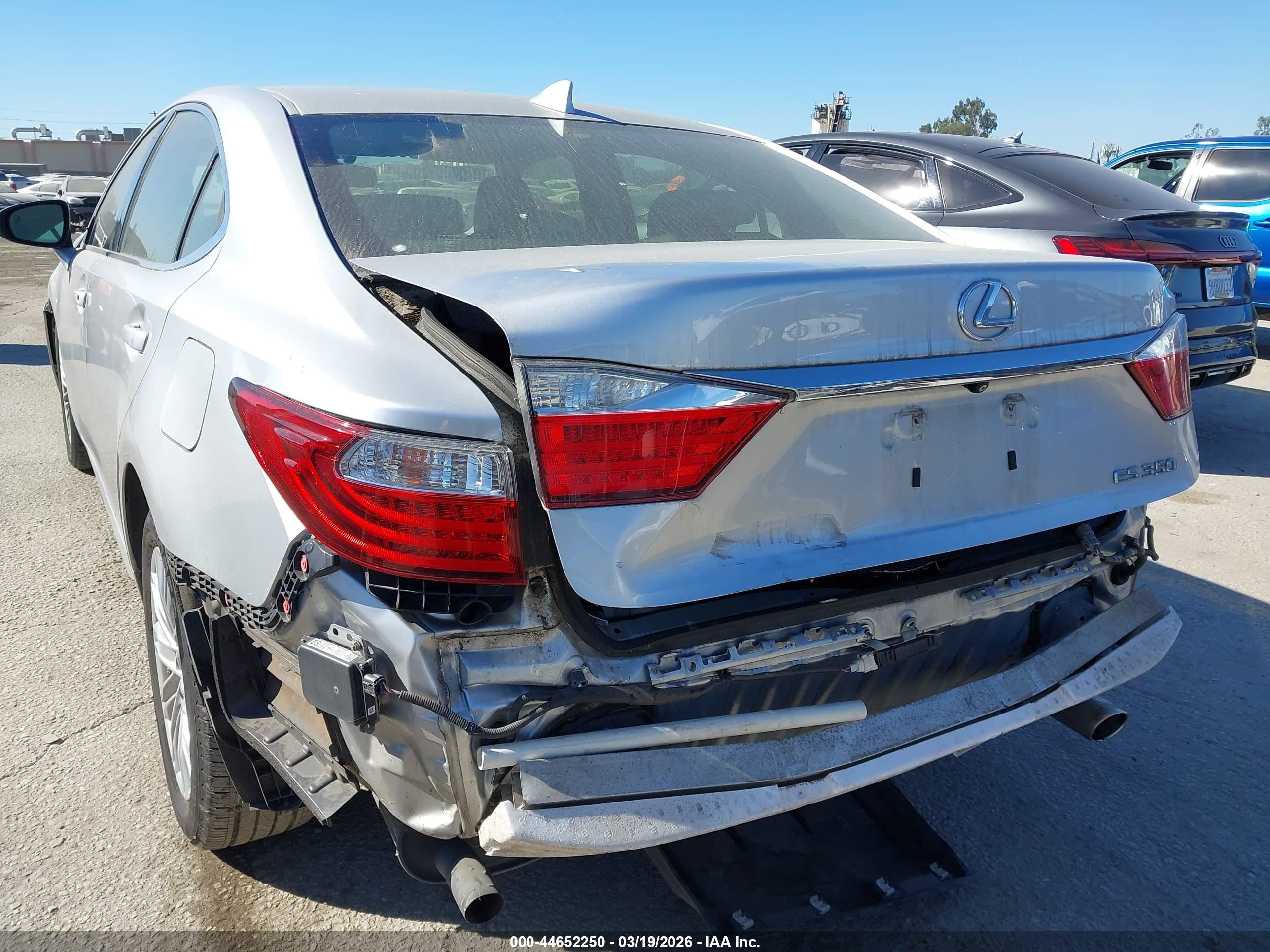 2015 Lexus Es 350   Silver vin: JTHBK1GG9F2154830
