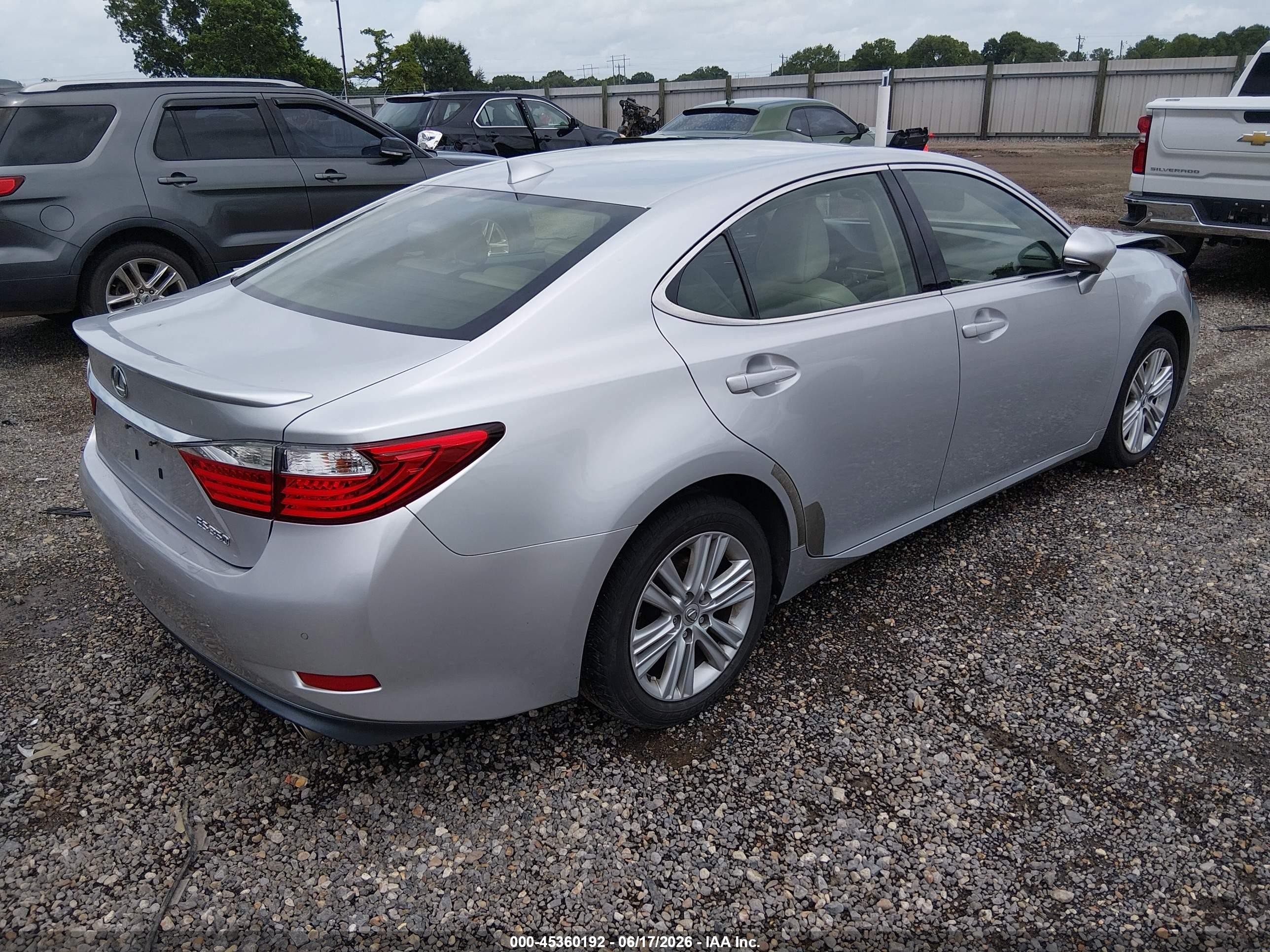 2015 Lexus Es 350 Gray vin: JTHBK1GG9F2157551