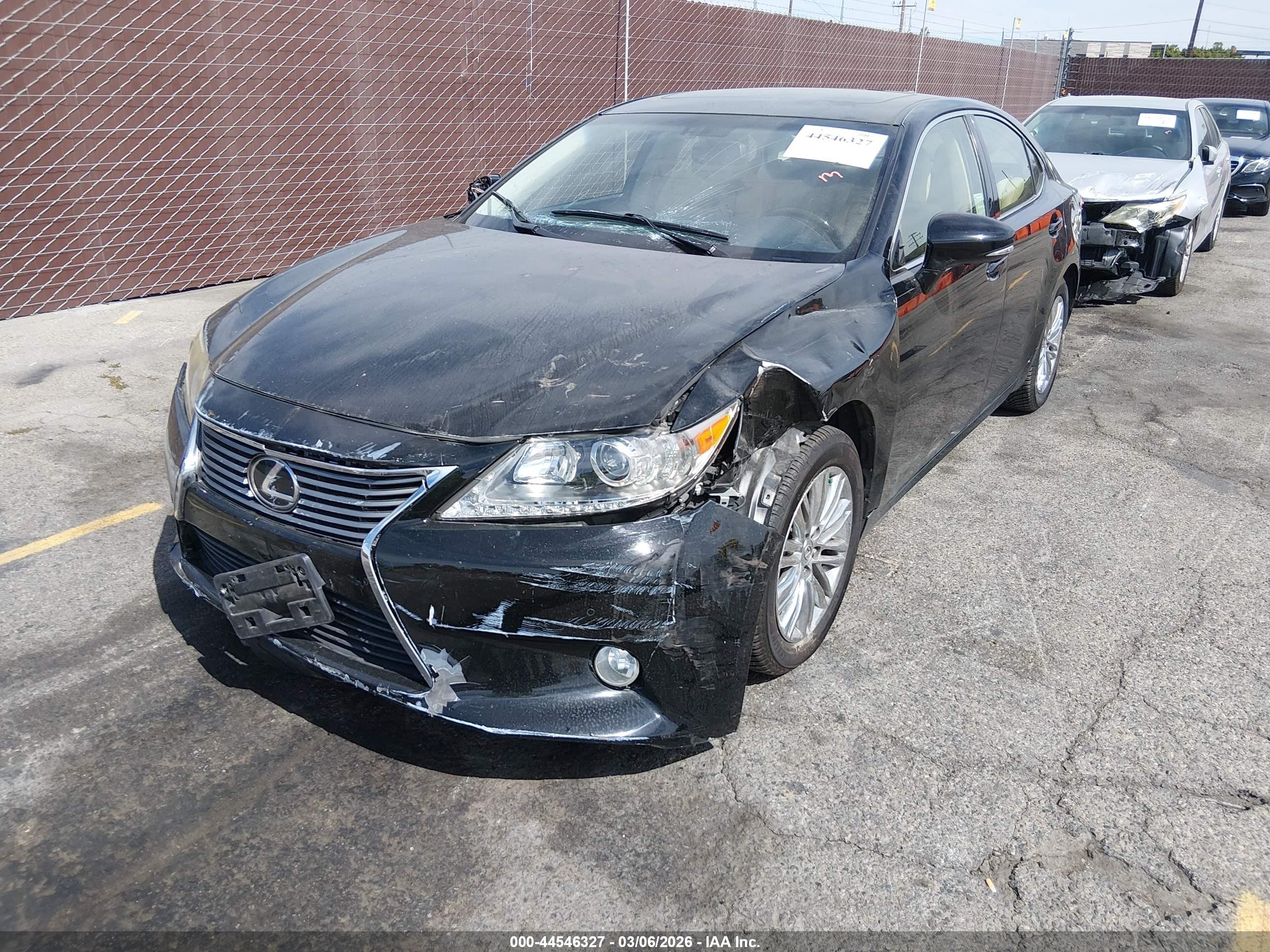 2015 Lexus Es 350   Black vin: JTHBK1GG9F2158974