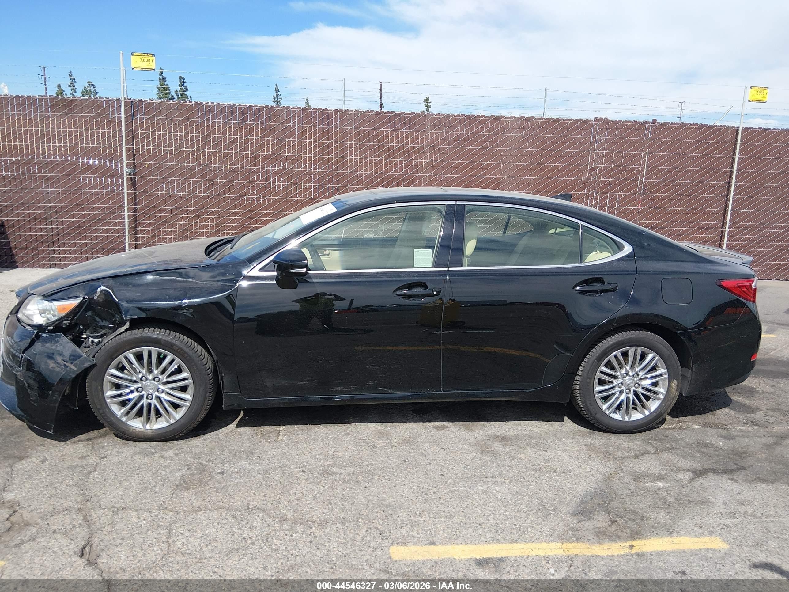 2015 Lexus Es 350   Black vin: JTHBK1GG9F2158974