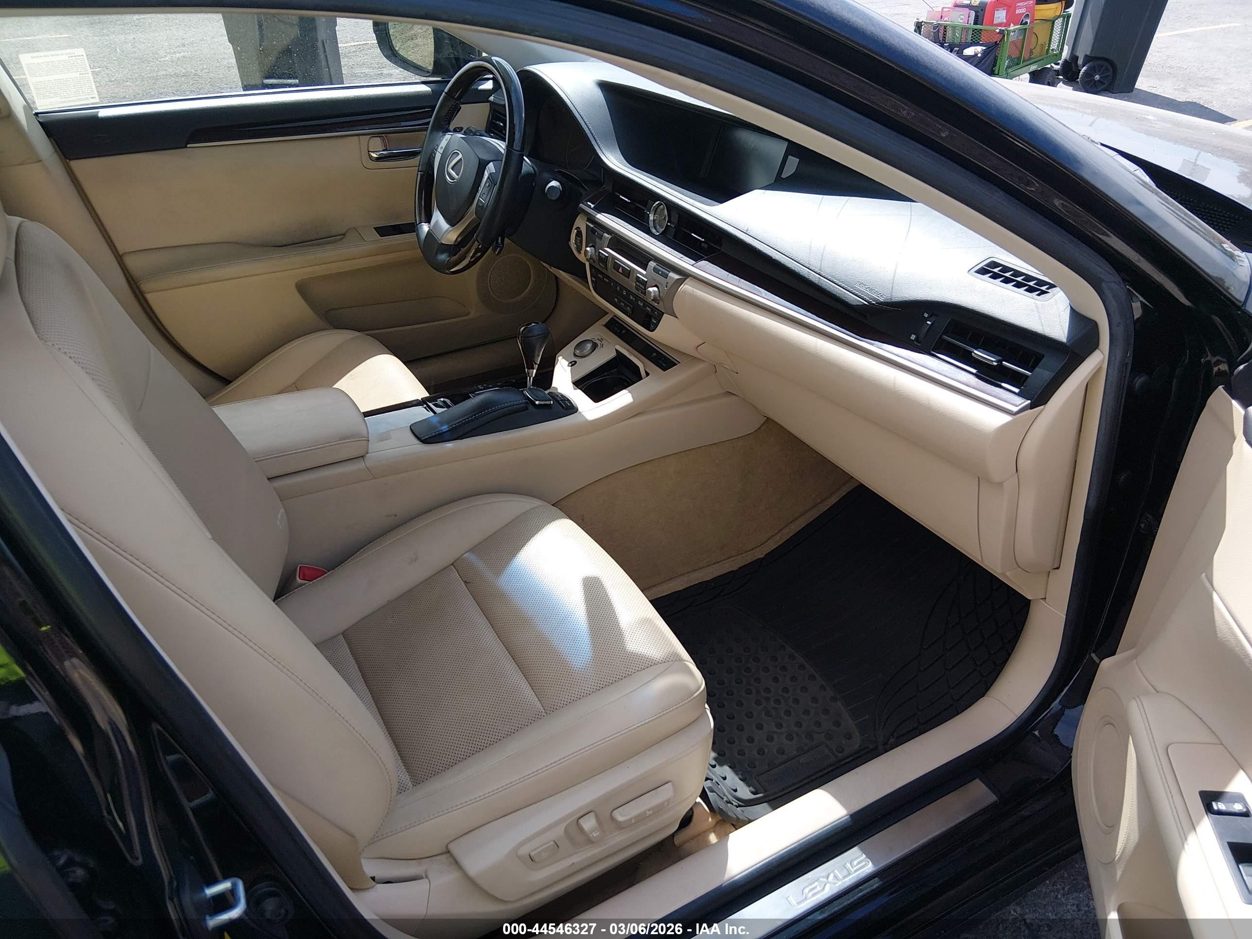 2015 Lexus Es 350   Black vin: JTHBK1GG9F2158974