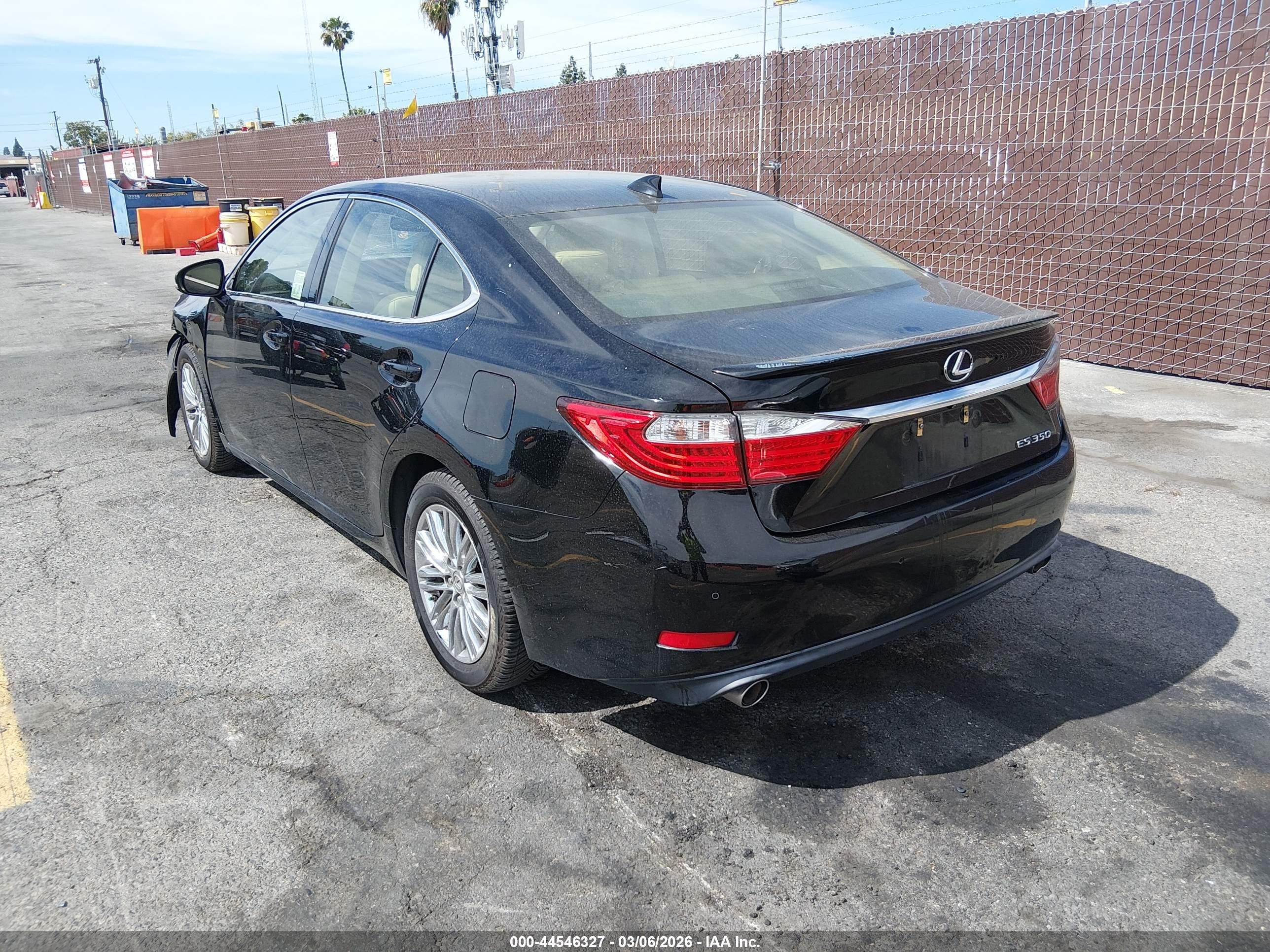 2015 Lexus Es 350   Black vin: JTHBK1GG9F2158974