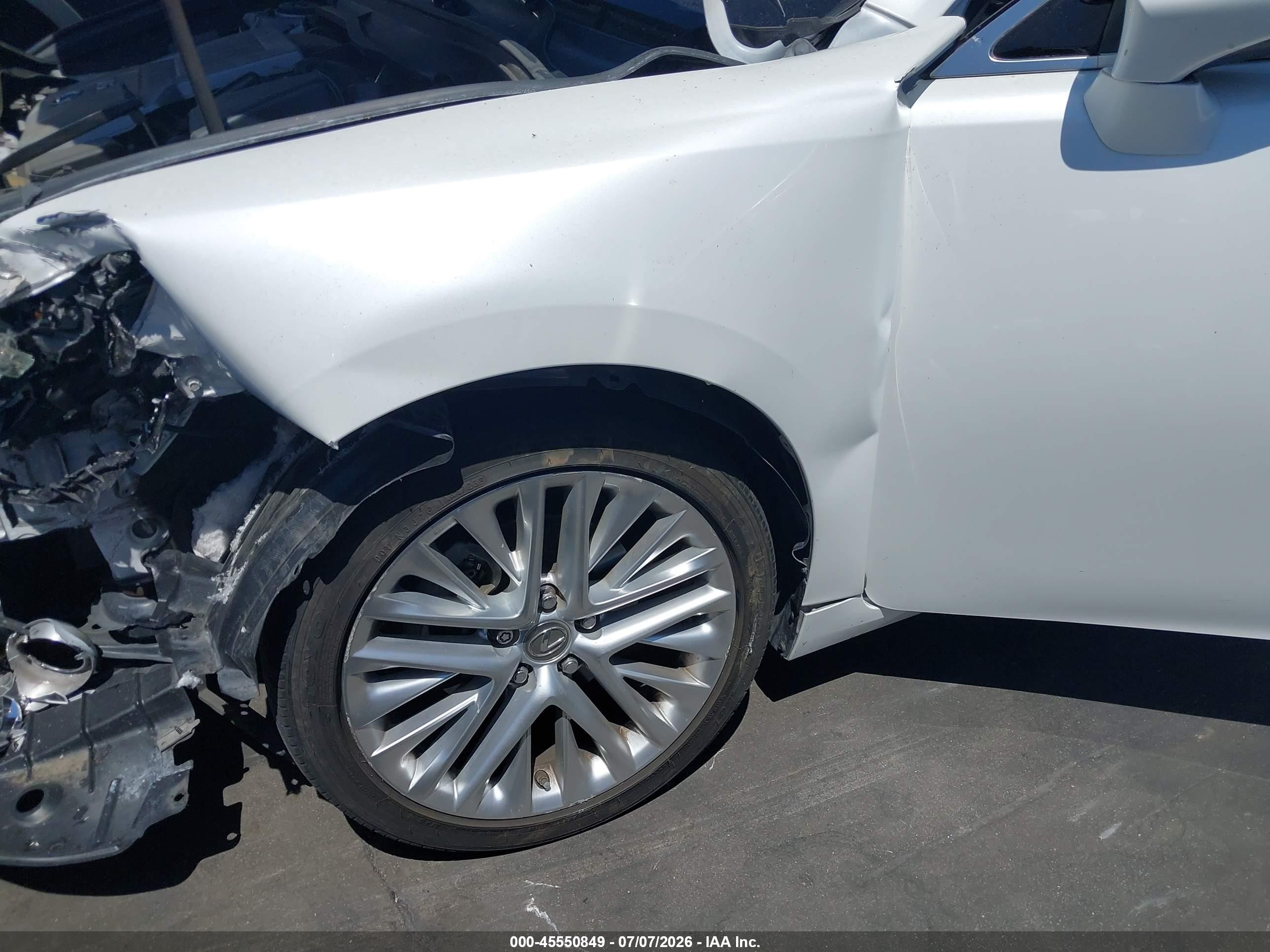 2015 Lexus Es 350 White vin: JTHBK1GG9F2164208
