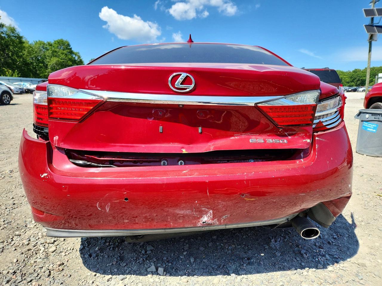 2015 Lexus Es 350 Red vin: JTHBK1GG9F2165391