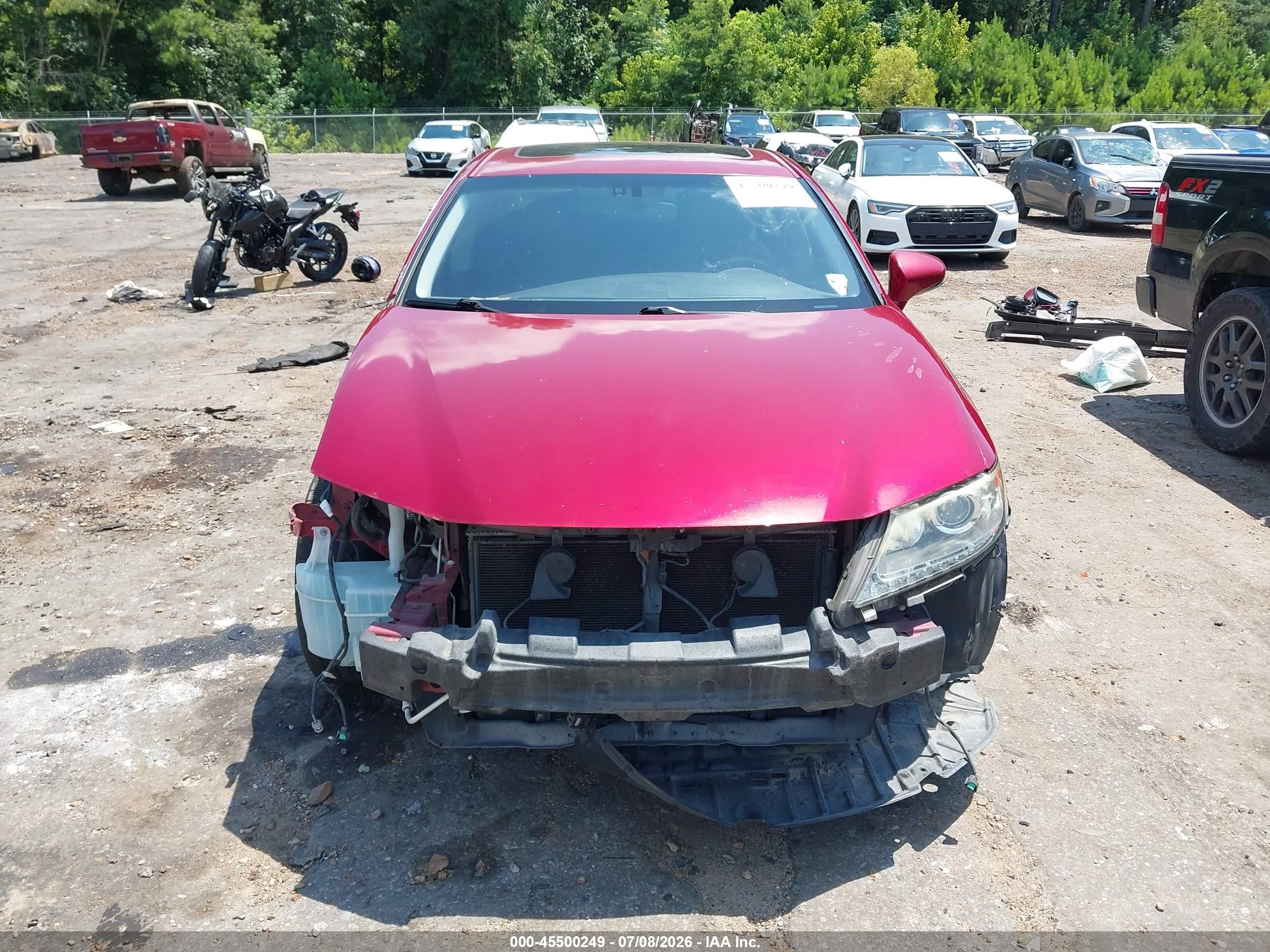2015 Lexus Es 350 Red vin: JTHBK1GG9F2166704
