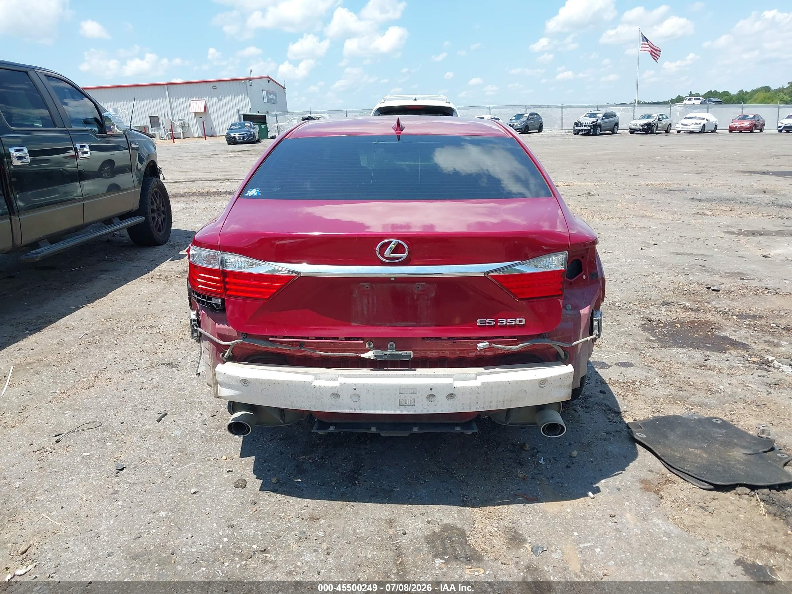 2015 Lexus Es 350 Red vin: JTHBK1GG9F2166704