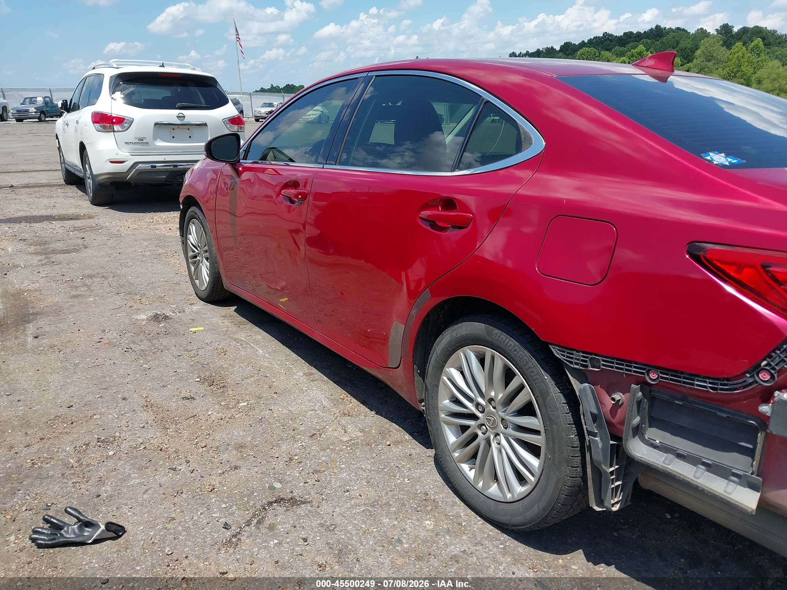2015 Lexus Es 350 Red vin: JTHBK1GG9F2166704