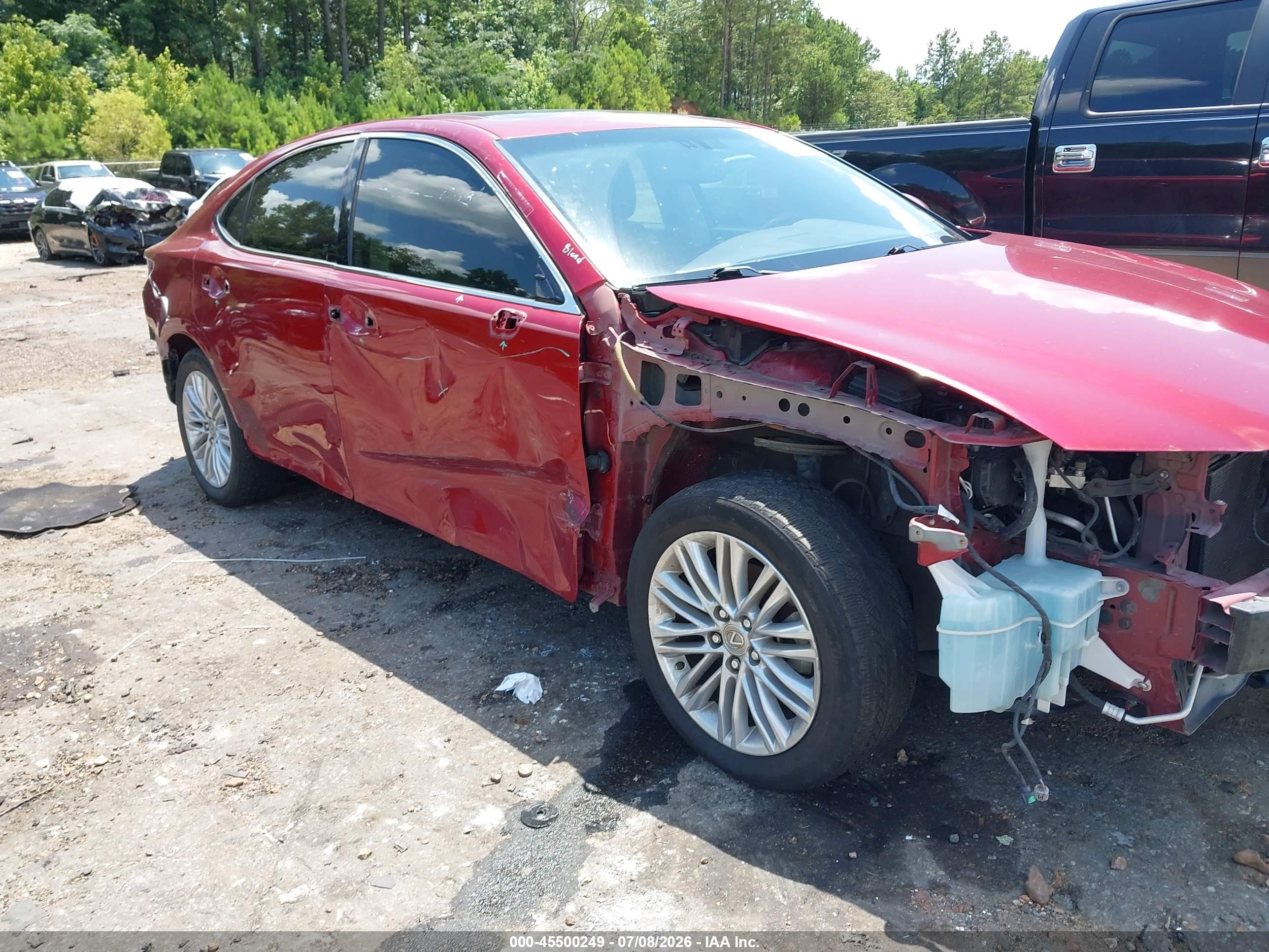 2015 Lexus Es 350 Red vin: JTHBK1GG9F2166704