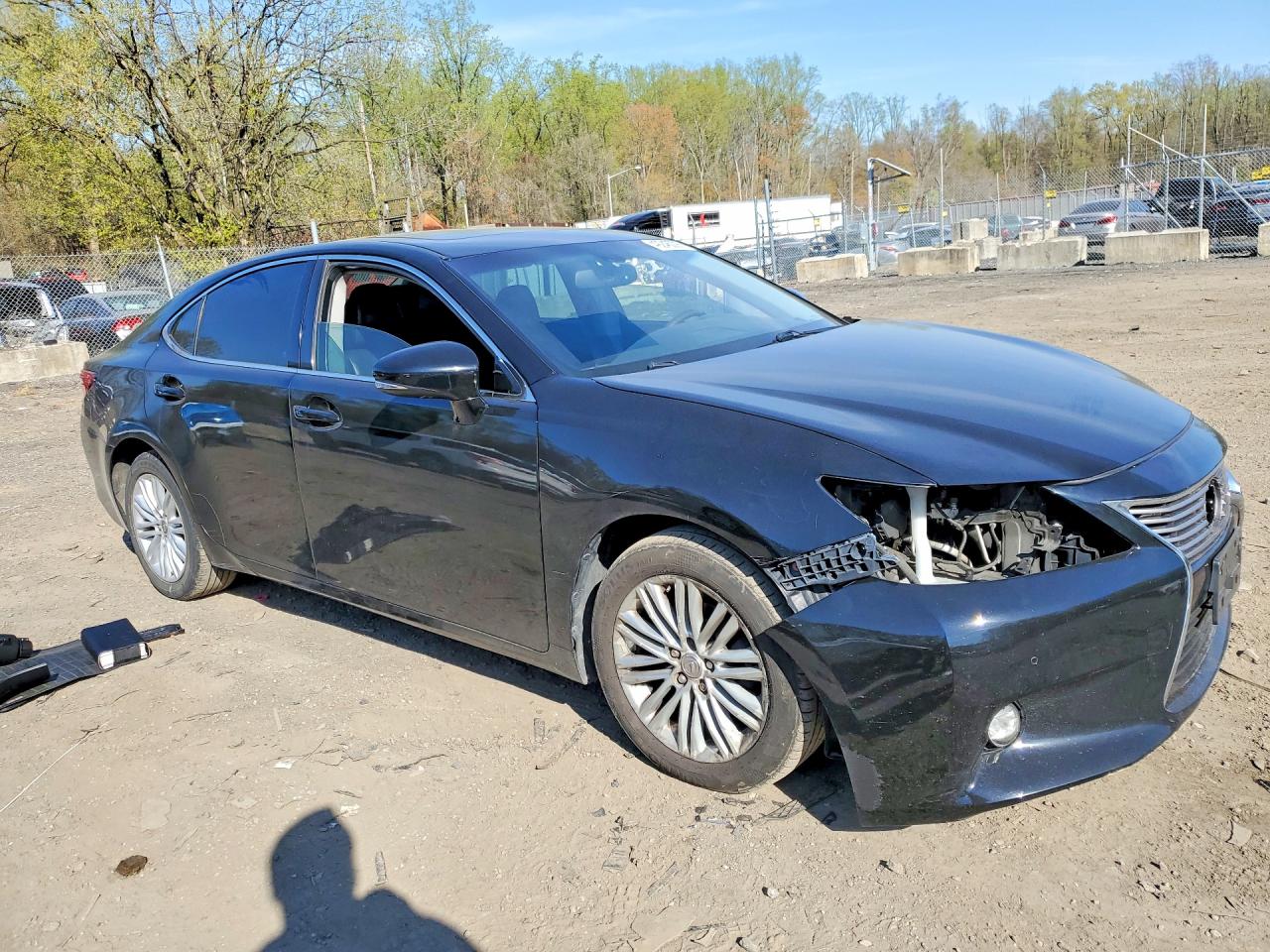 2015 Lexus Es 350 Base Black vin: JTHBK1GG9F2173166