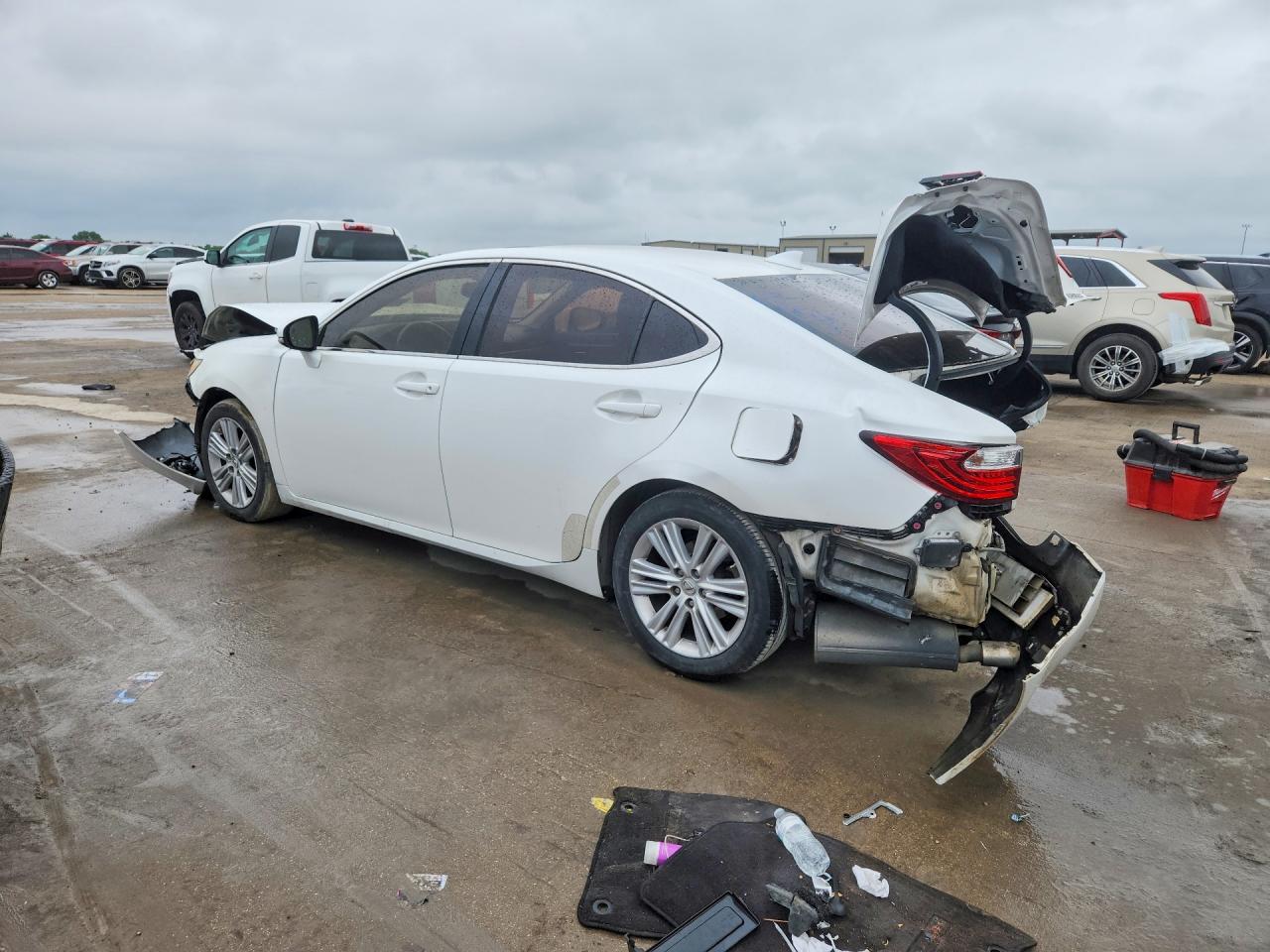 2015 Lexus Es 350 Белый vin: JTHBK1GG9F2173233